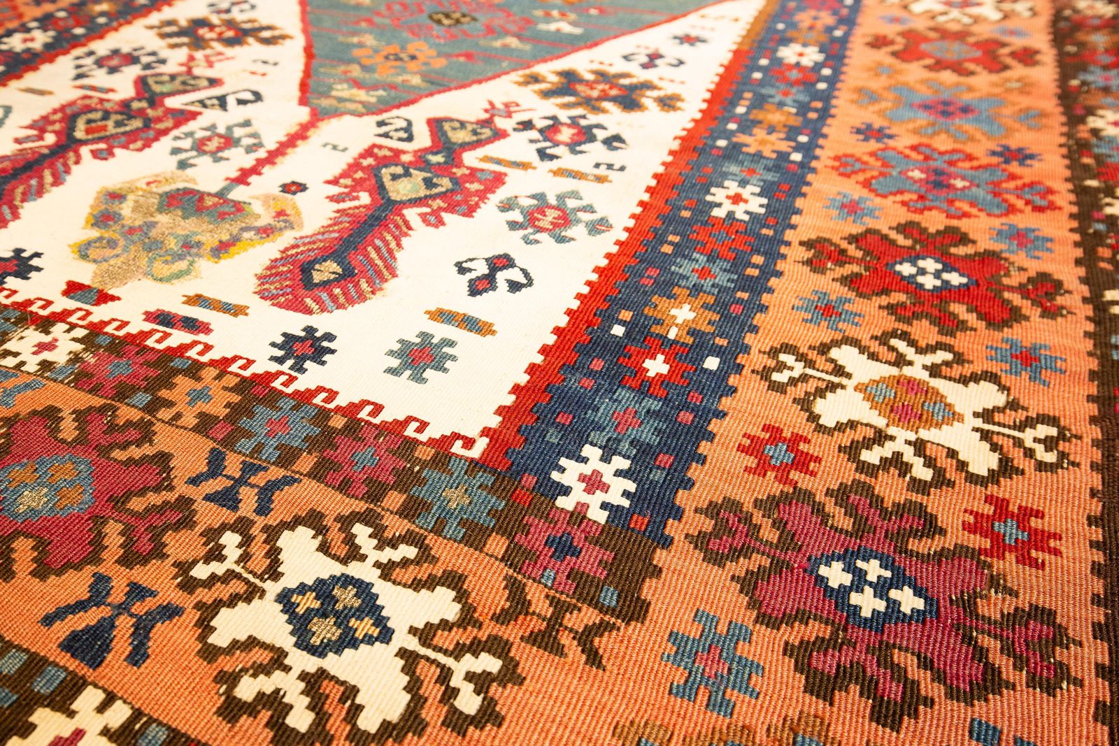 Antique Turkish Erzurum Kilim Sage Green photo buy