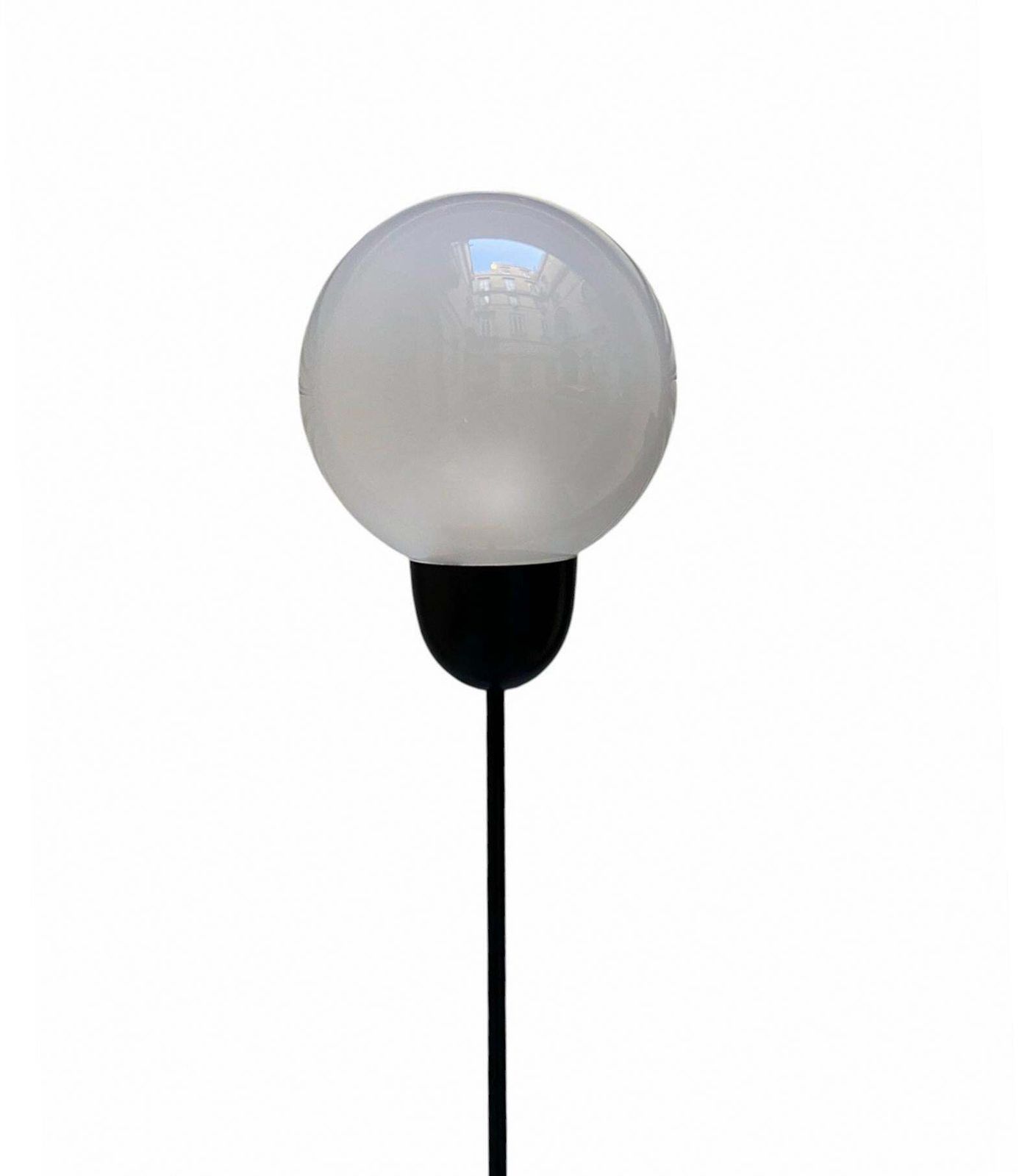 Black Metal Street Lamp Floor Lamp, Italy 1970s photo furniture