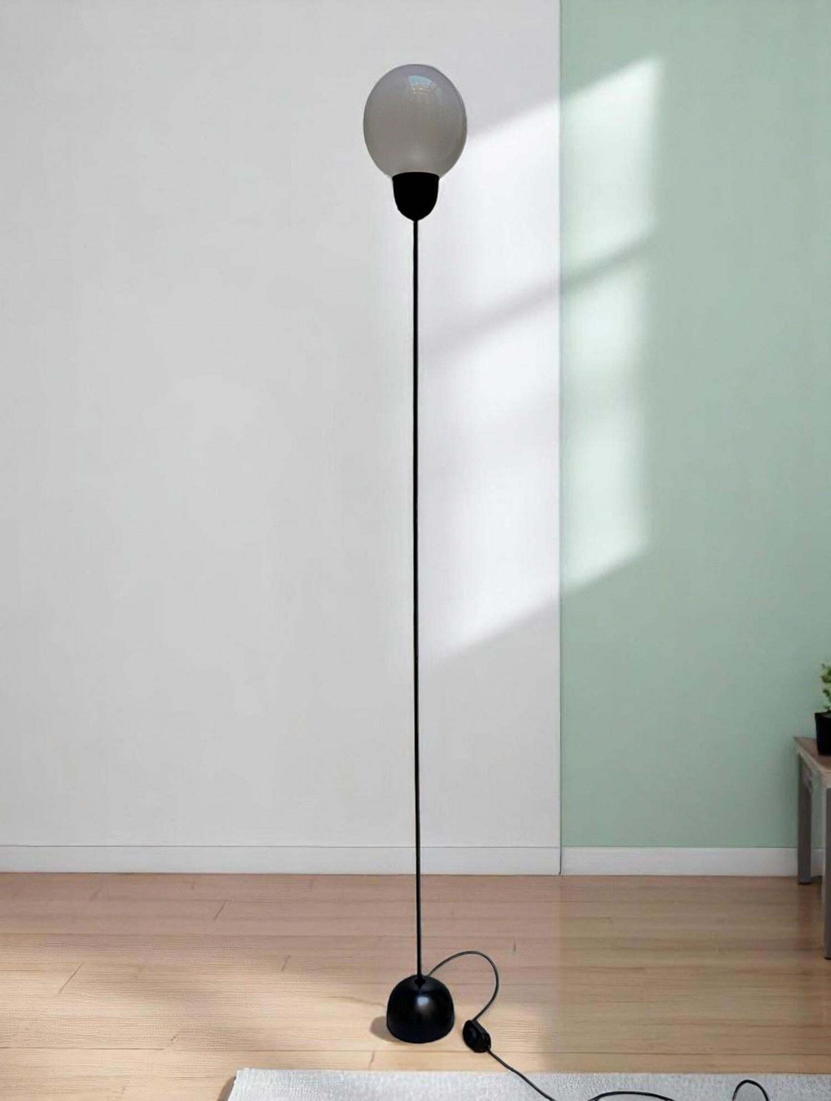 Black Metal Street Lamp Floor Lamp, Italy 1970s photo buy