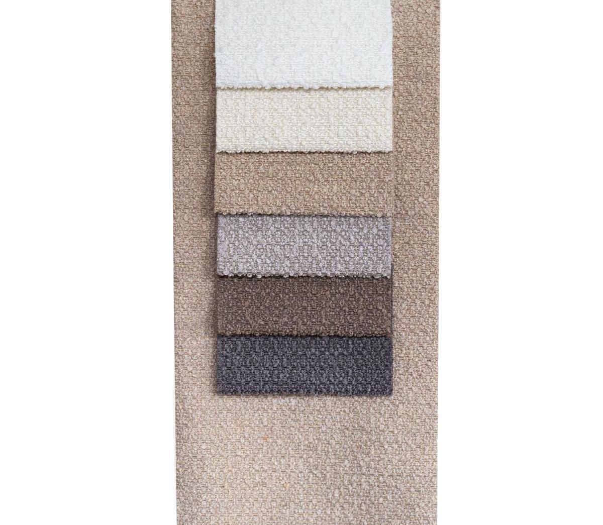photo for sale Mid Century Butterfly Chair, White Boucle Fabric, Oak White Wood, Europe, 1960s