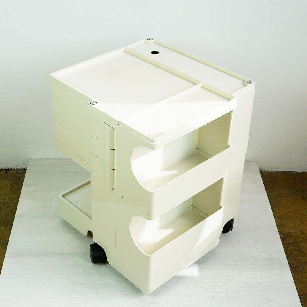 photo buy Cremewhite Boby Trolley By Joe Colombo For Bieffeplast, Italy, 1970s