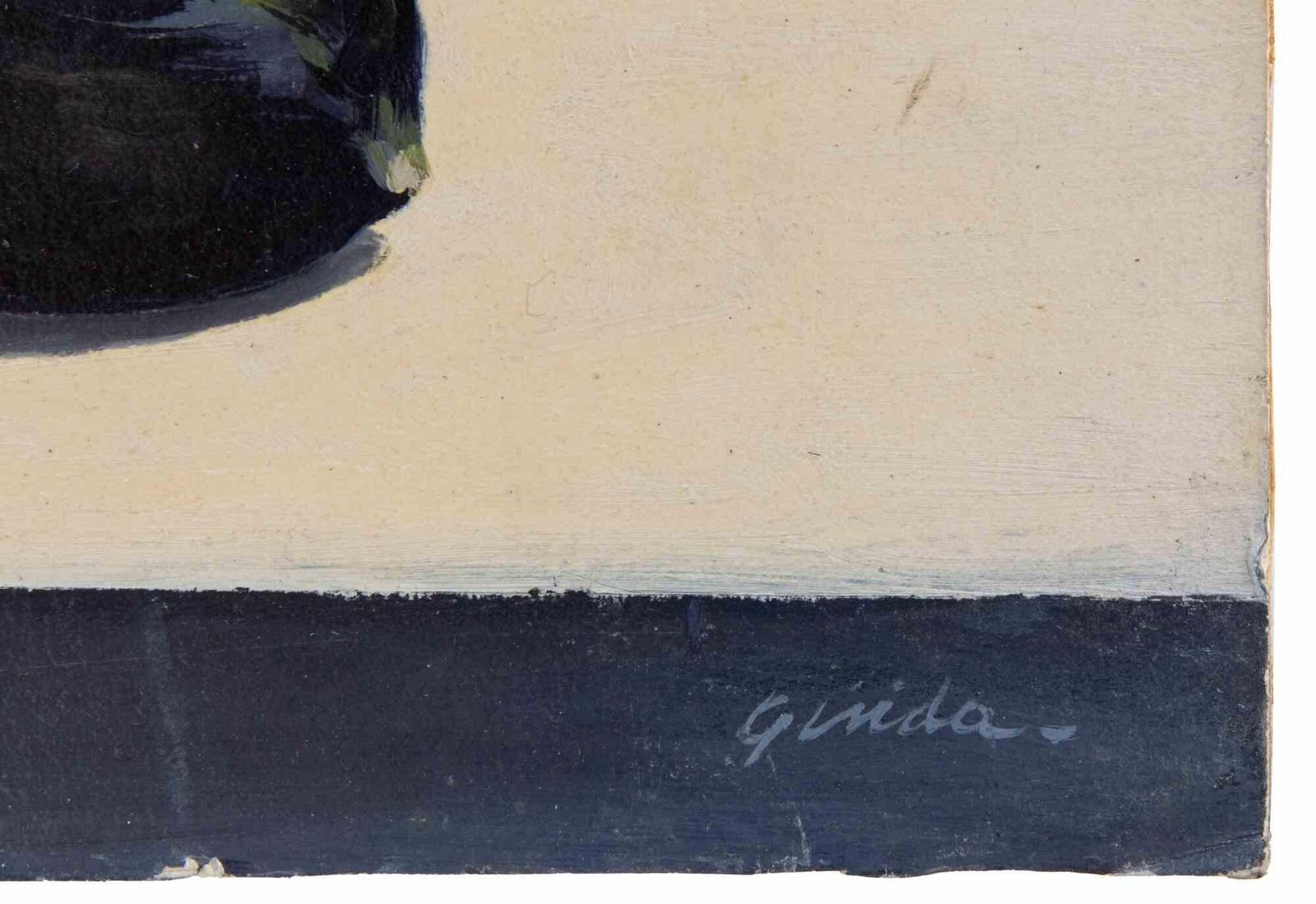 Gino Guidafigs, Shells And Hills   Paint By Gino Guida   1980s1980s photo Art