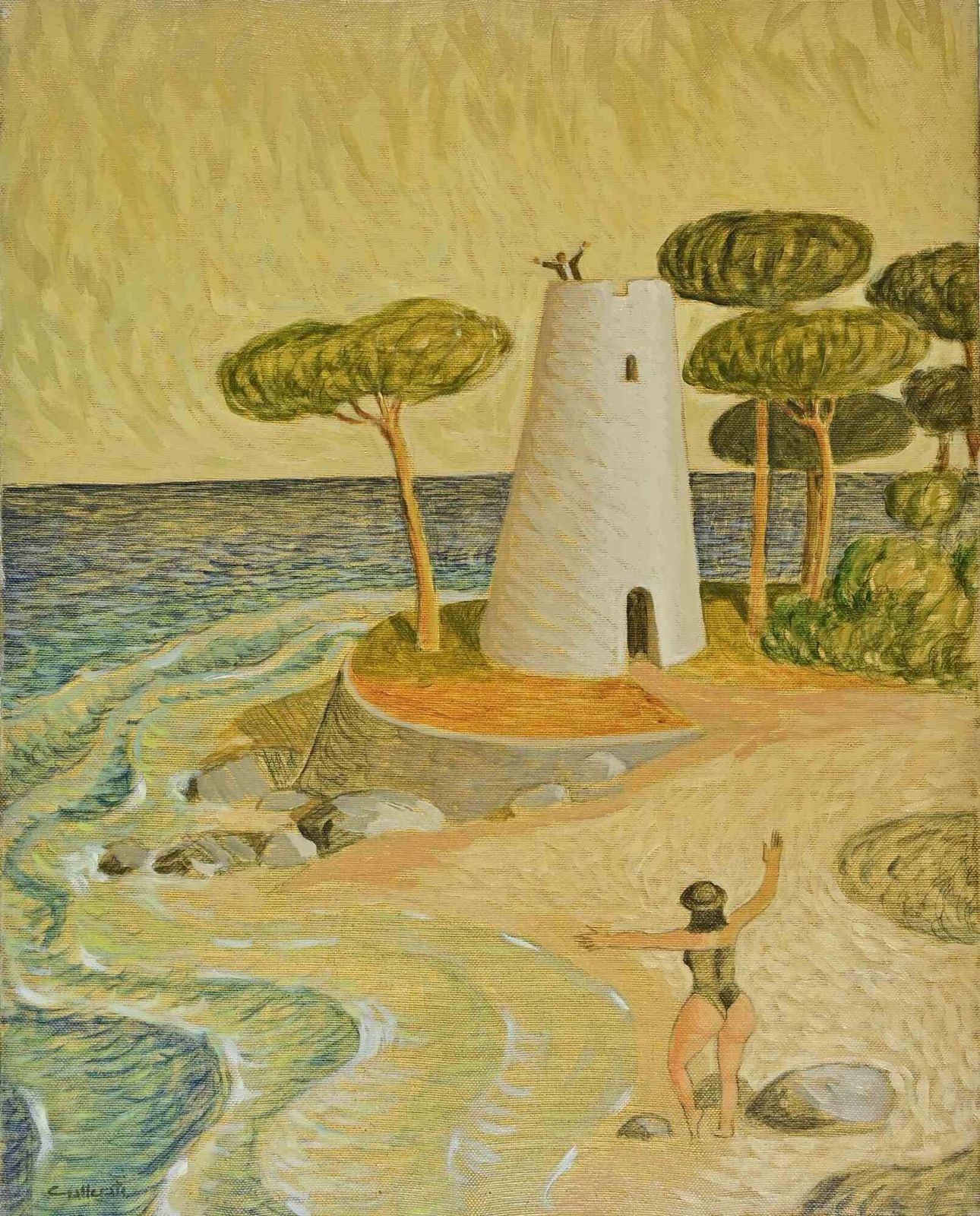 Alberto Galleratiwhere I Saw You   Paint By Alberto Gallerati   1970s1970s