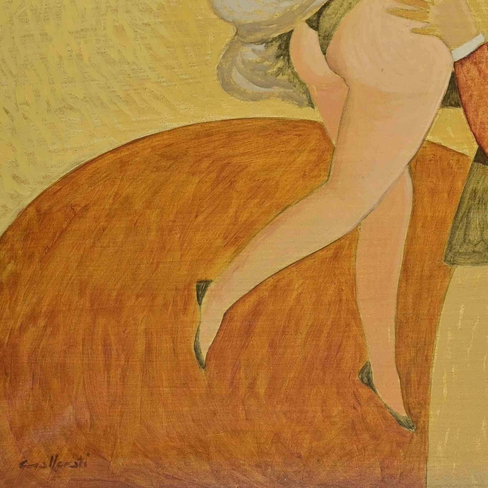 Alberto Galleratithose Without A Tie   Paint By Alberto Gallerati   1970s1970s