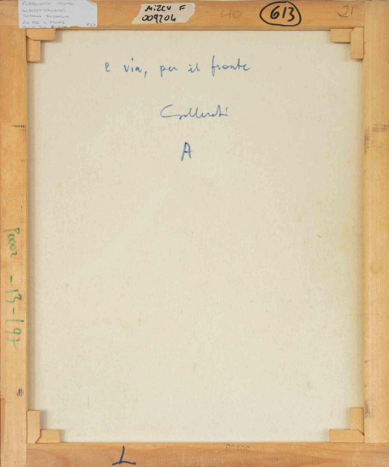 Alberto Galleratito The Front   Paint By Alberto Gallerati   1970s1970s photo Art