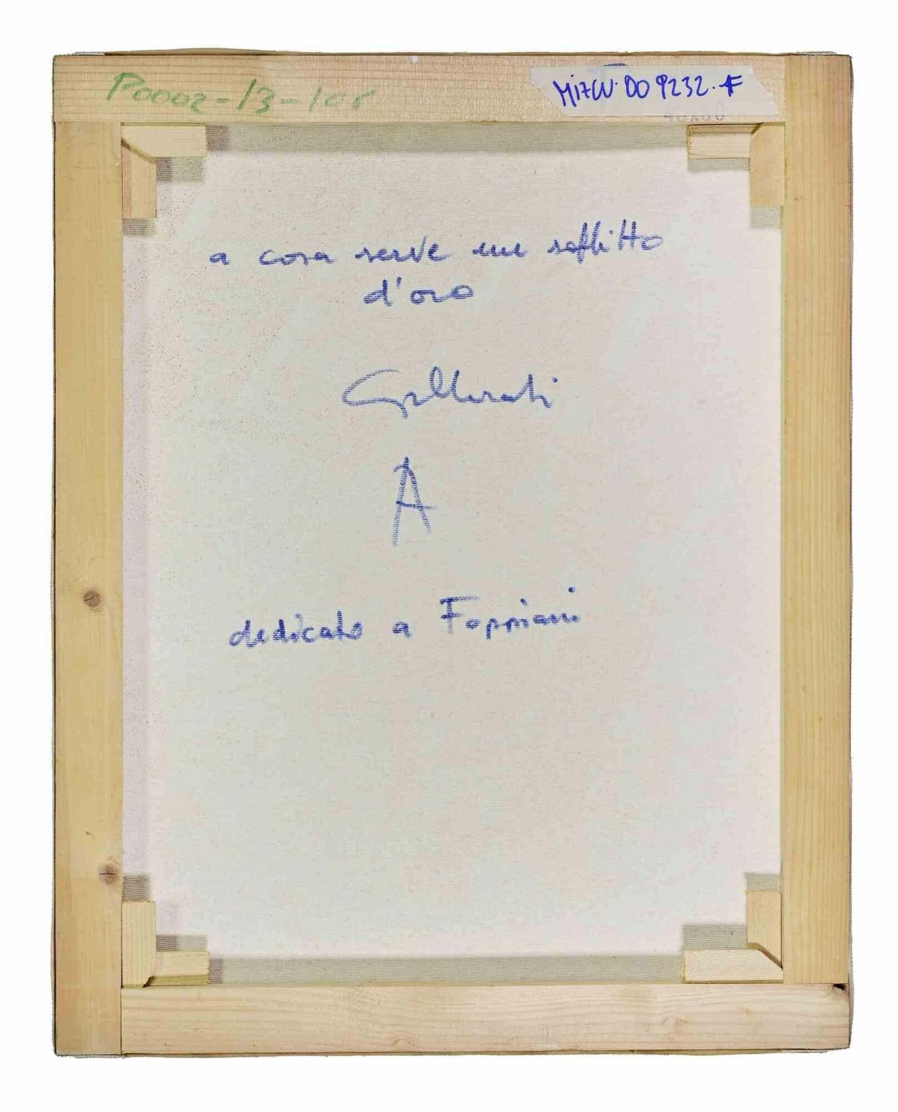 Alberto Galleratiwhat Is A Gold Ceiling For   Paint By Alberto Gallerati   1970s1970s photo for sale