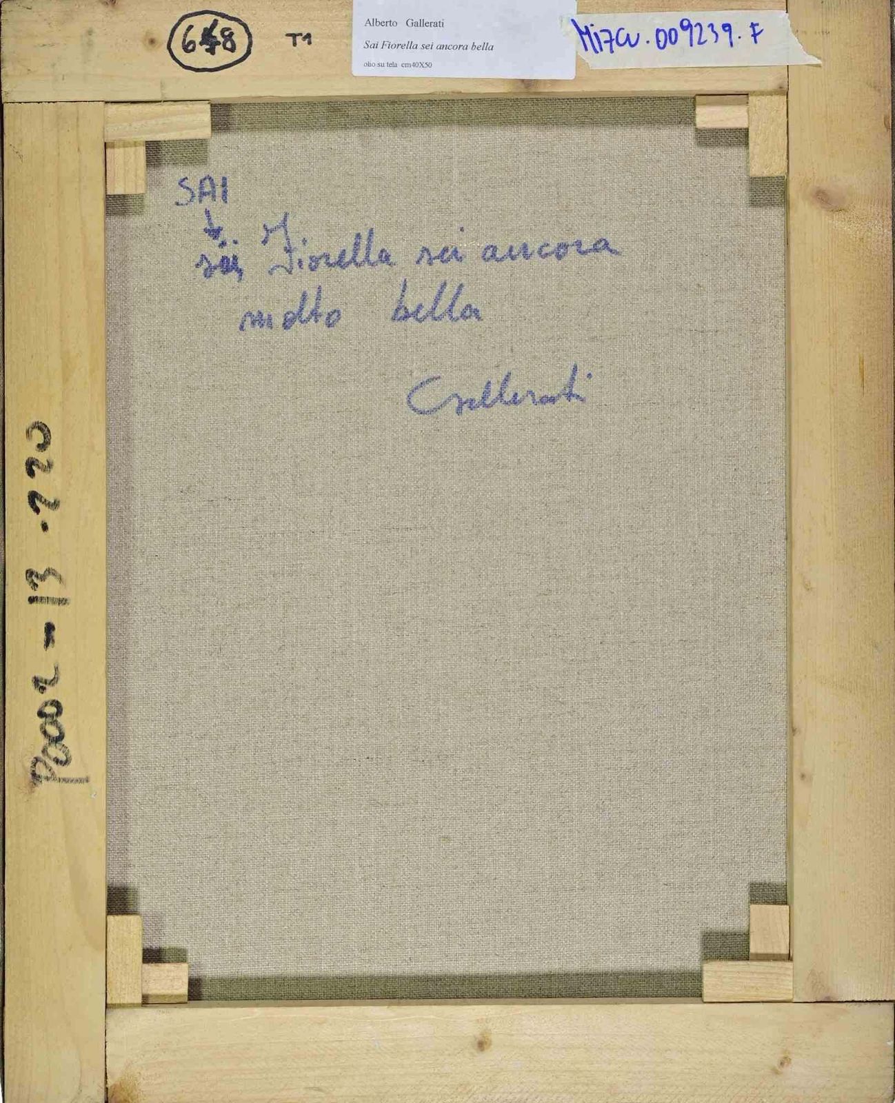 Alberto Galleratifiorella Is Still Beautiful   Paint By Alberto Gallerati   1970s1970s photo for sale