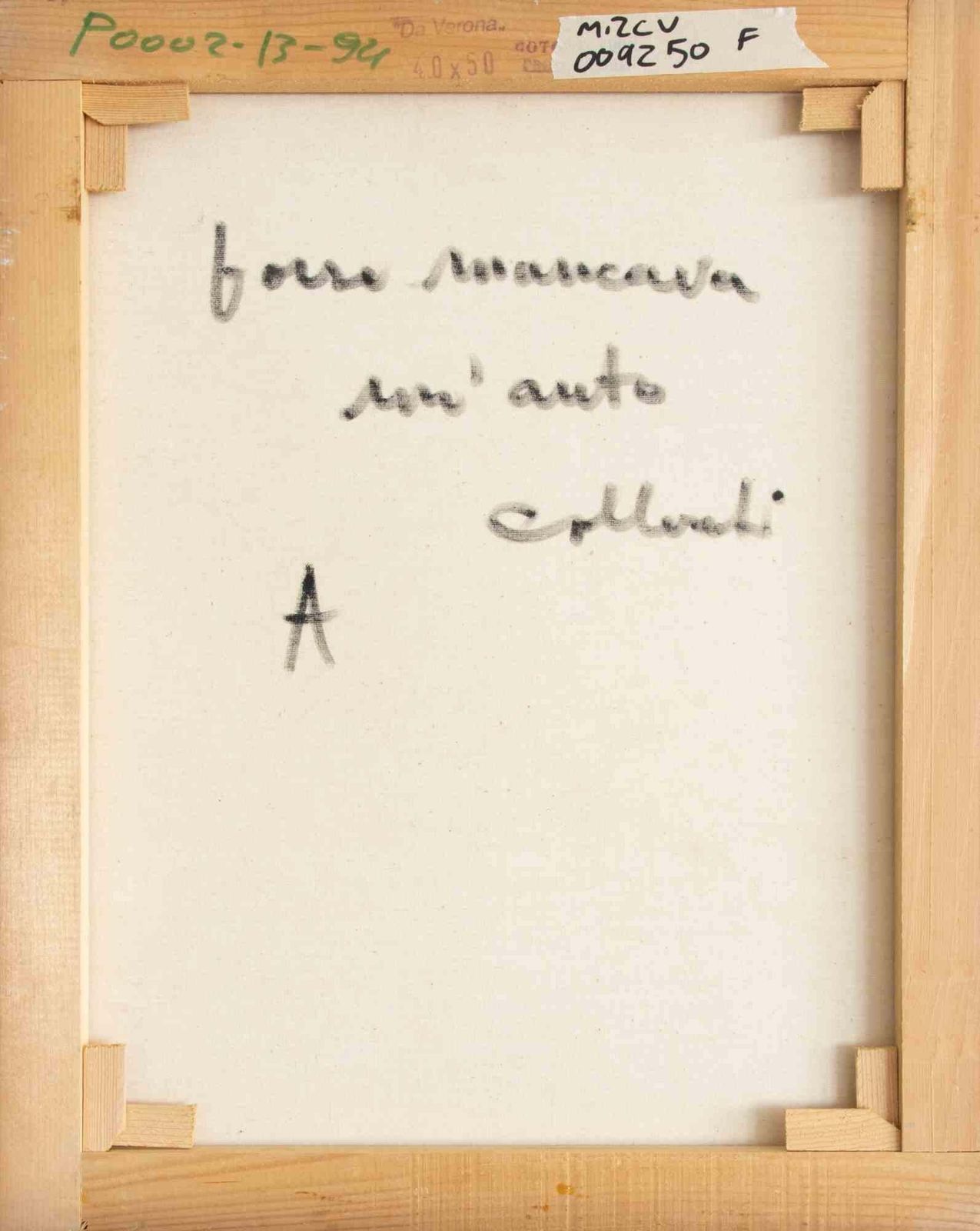 Alberto Galleratimaybe A Car Was Missing   Paint By Alberto Gallerati   1970s1970s photo Art