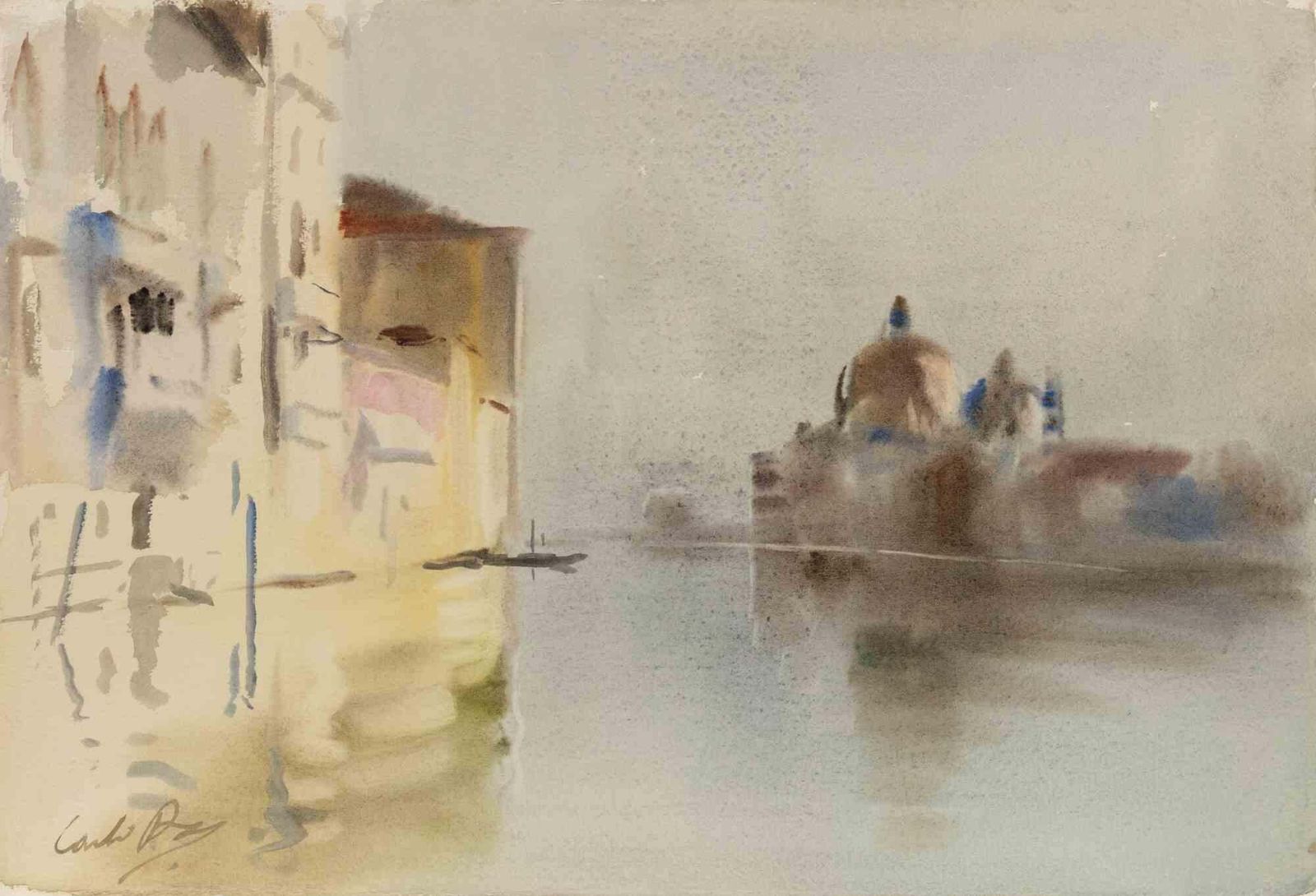 Carlo Ravagnanview Of Venice   Drawing By Carlo Ravagnan   1970s1970s
