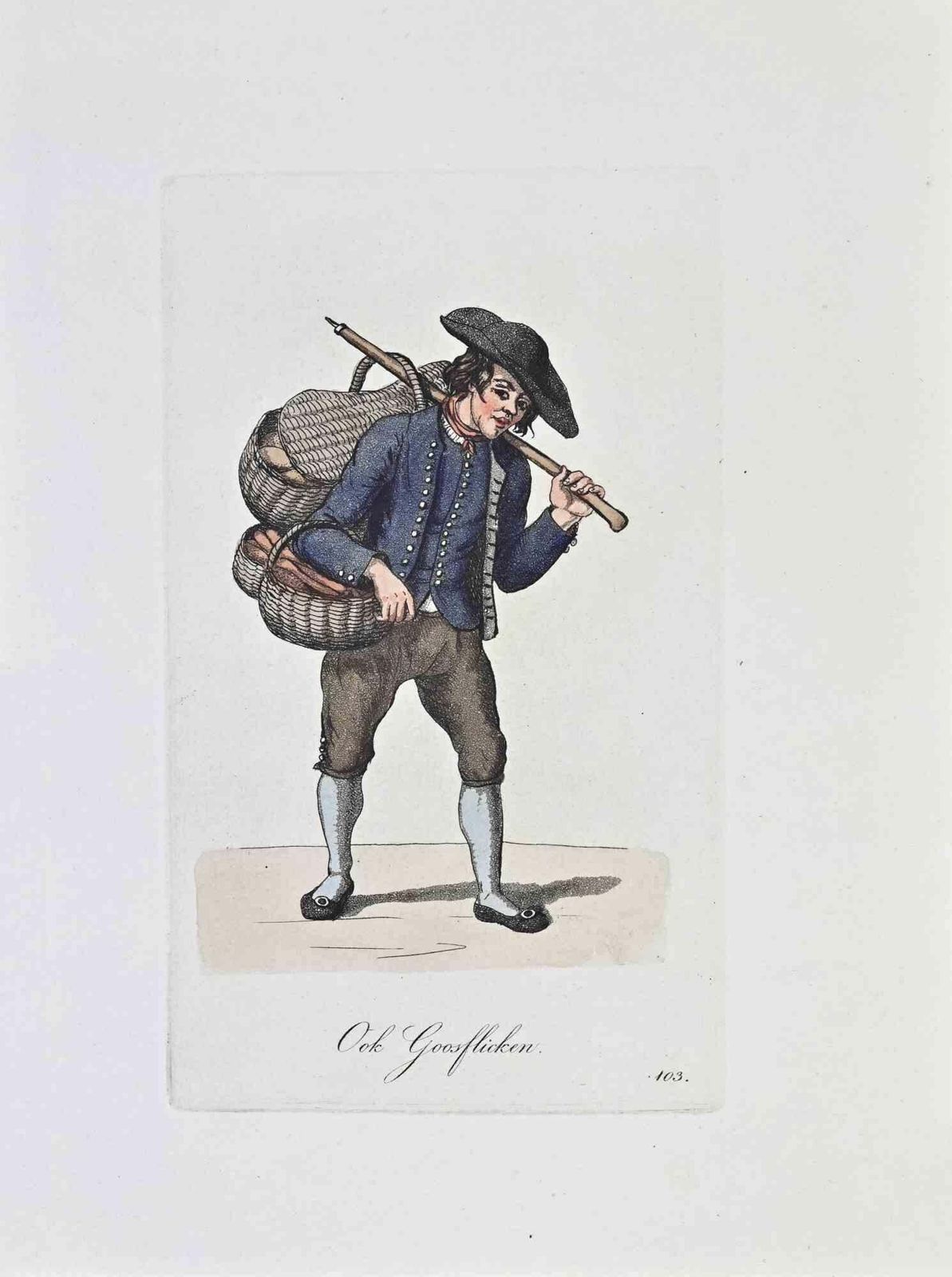 Christoph Suhrook Goosflicken   Etching By Christoph Suhr   18081808