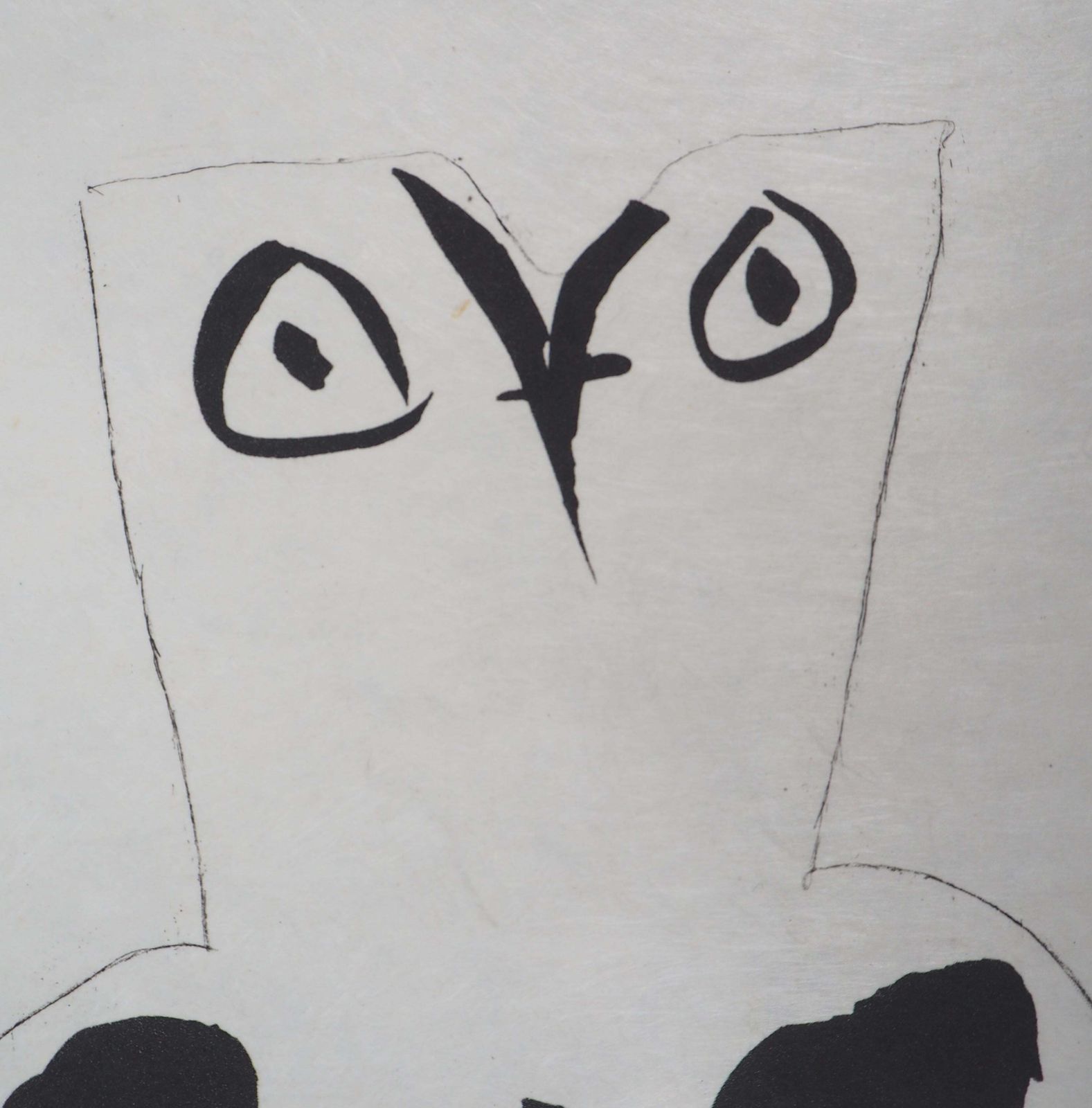 (After) Pablo Picassomadoura Ceramic : The Tall Owl   Lithograph Signed1974 photo Art