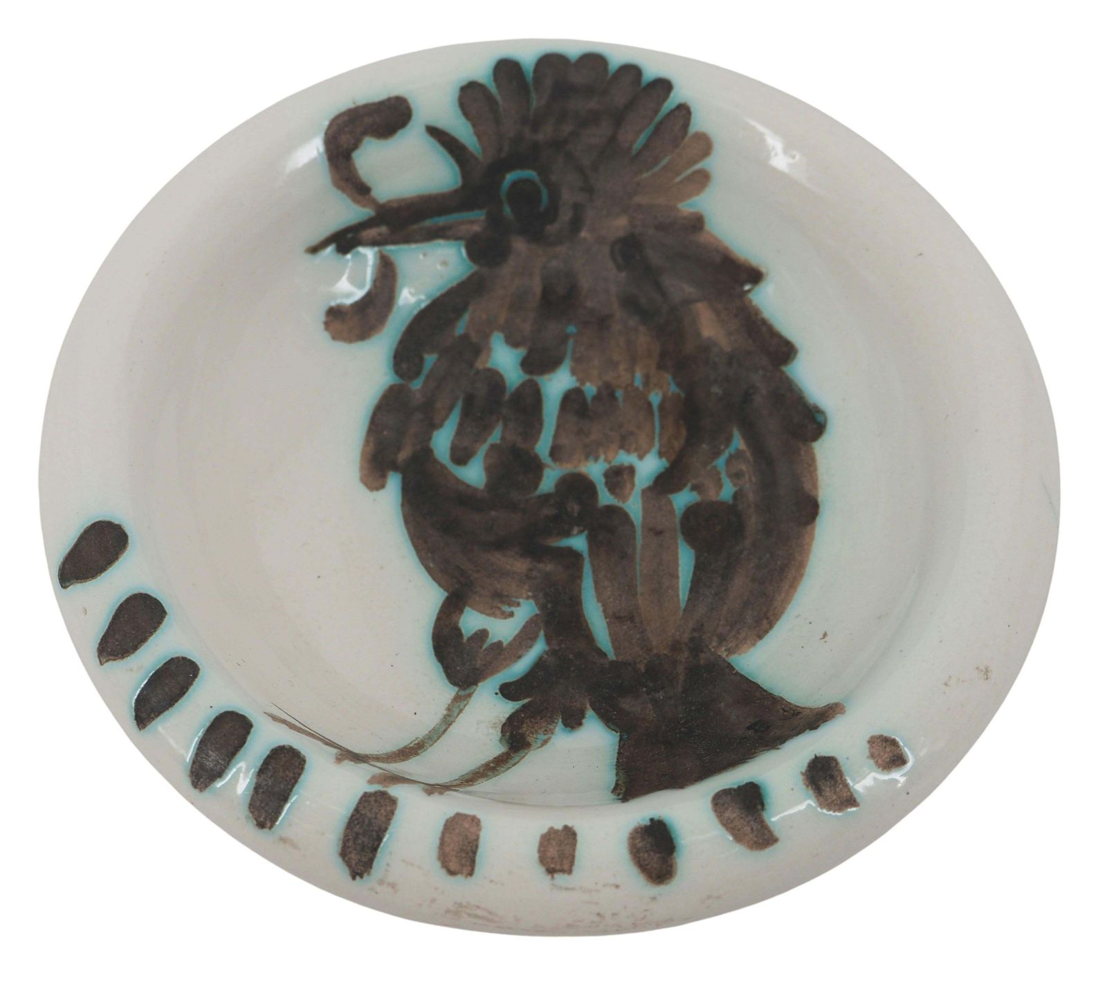Pablo Picassobird With Worm   Original Ceramic Madoura   Edition Of 500 (Ramié #172)1952 photo furniture
