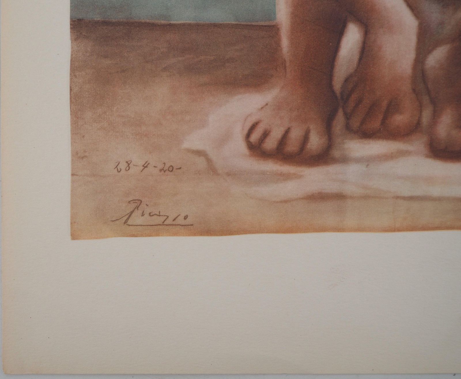 (After) Pablo Picassotwo Nudes   Lithograph And Stencil, Signed1946 photo furniture