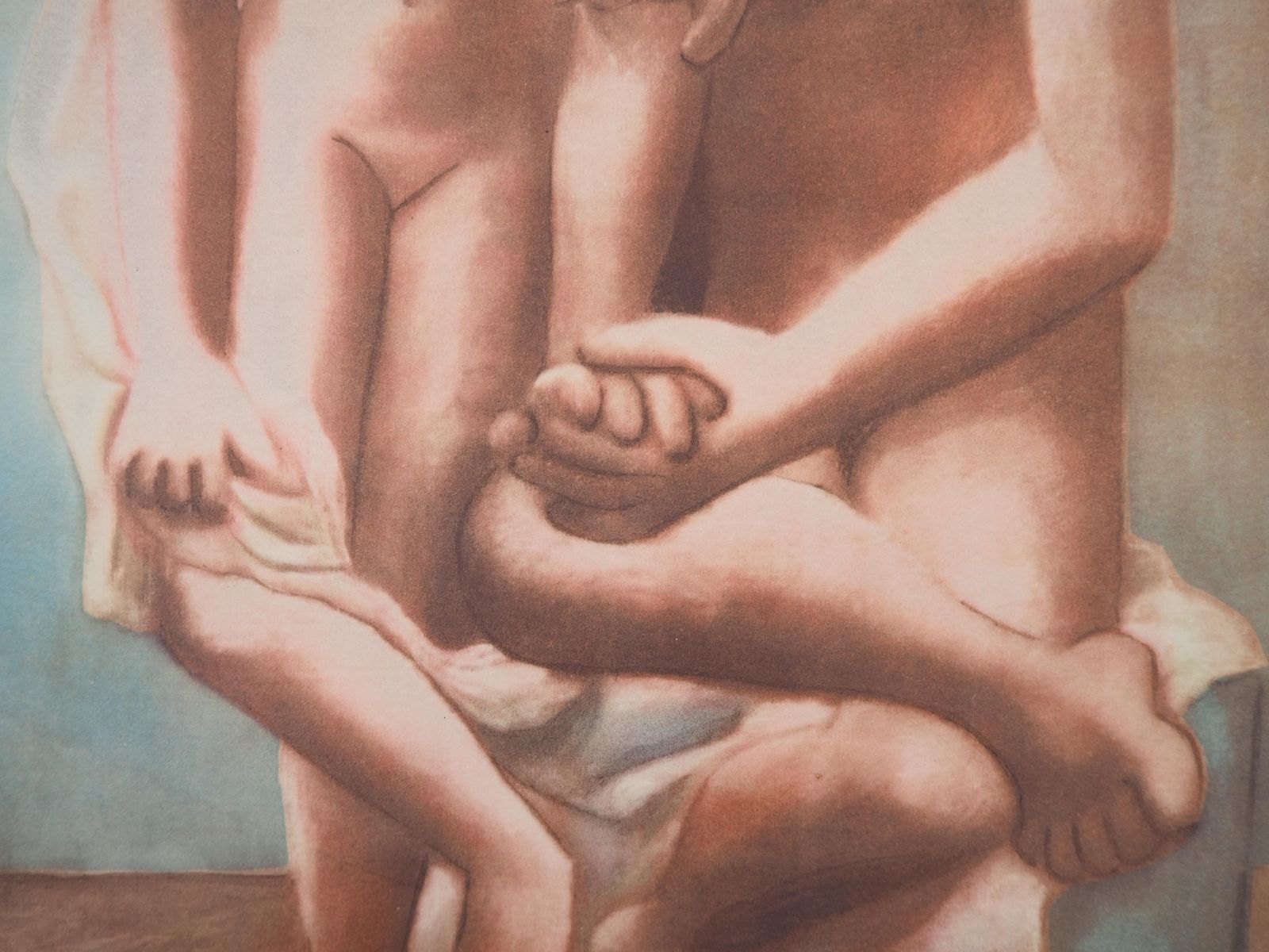 (After) Pablo Picassotwo Nudes   Lithograph And Stencil, Signed1946 photo 867.0