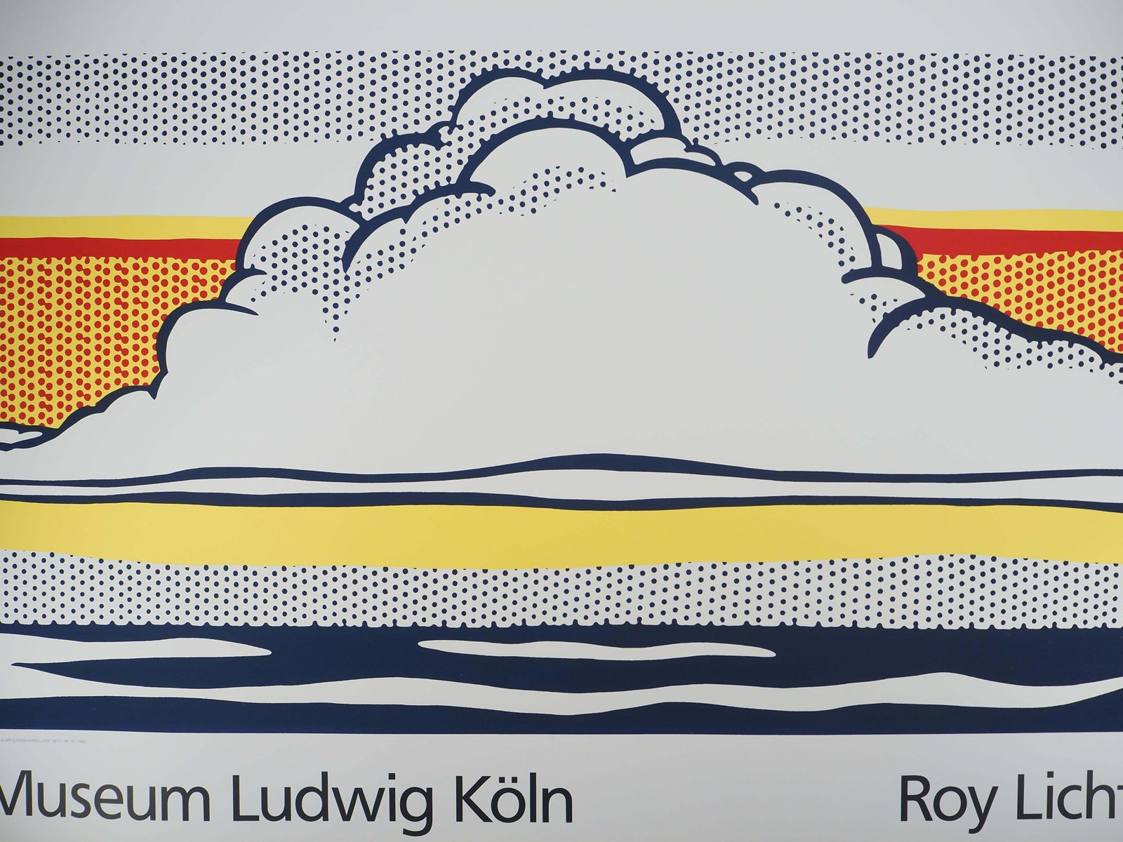 Art (After) Roy Lichtensteincloud And Sea   Screen Print #Ludwig 19891989 photo