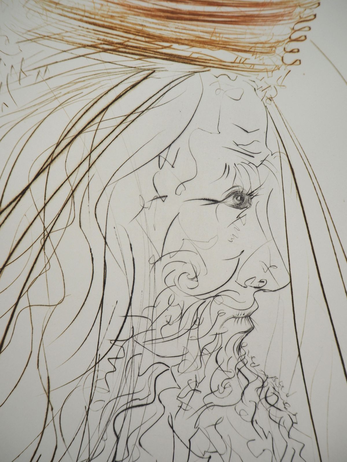 Salvador Dalí­Le Roi Marc ("King Marc"), Original Etching, Handsigned1970 photo buy