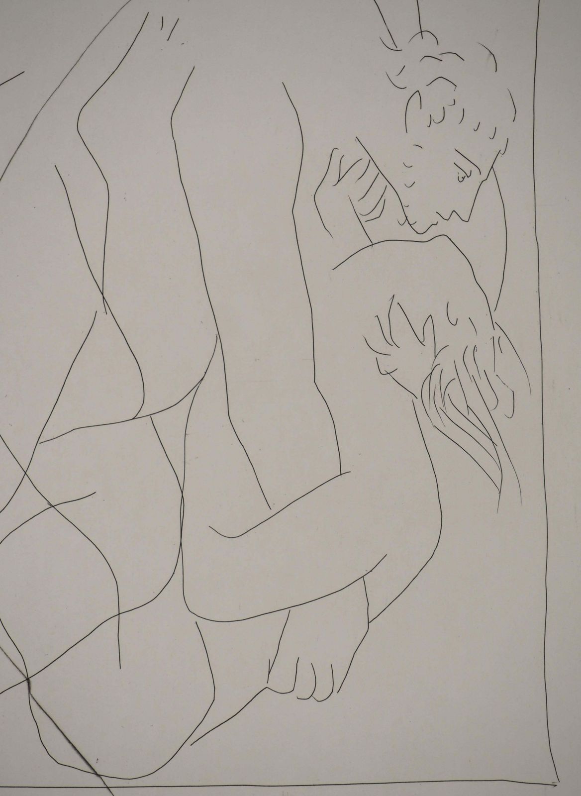 Pablo Picassométarmorphoses D'ovide, Wrestling Scene   Original Etching (Baer #154)1936 photo buy