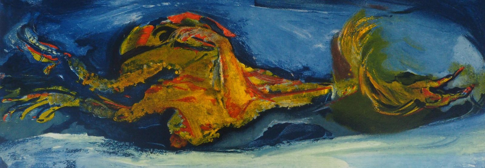Chaïm Soutinestill Life With A Turkey   Lithograph, Mourlot1972 photo for sale
