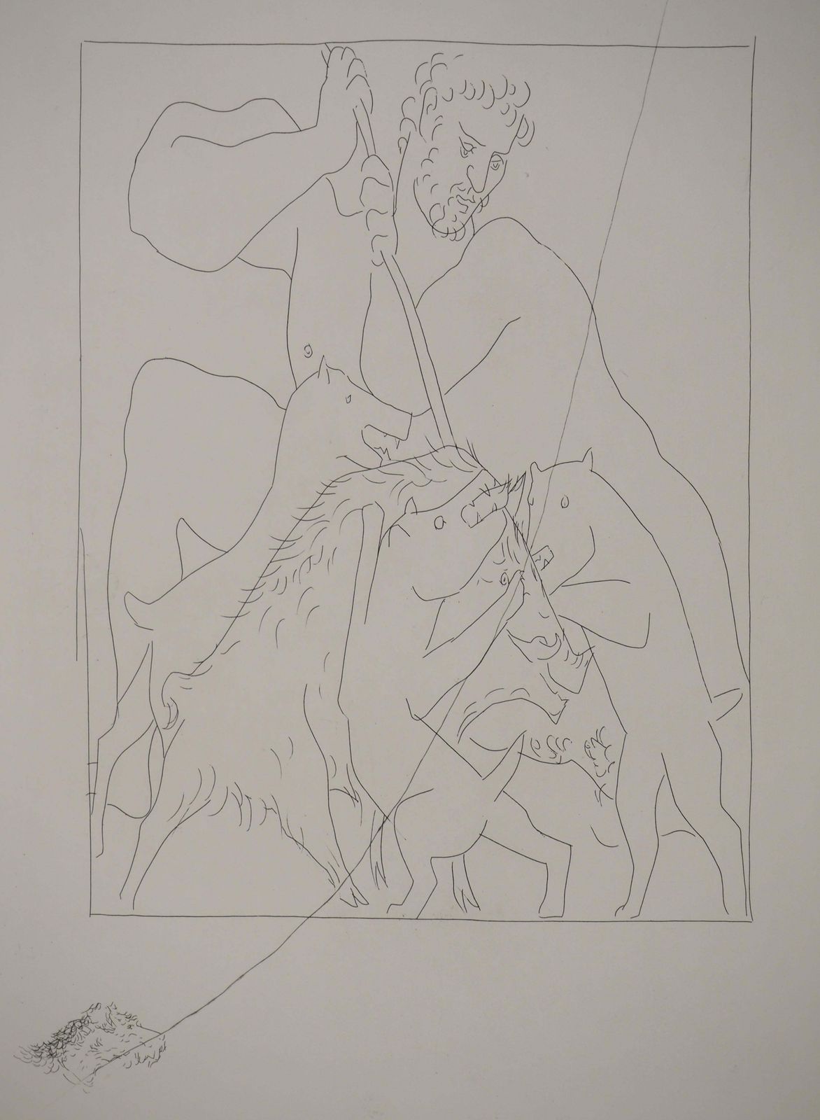 Pablo Picassométarmorphoses D'ovide, The Calydon Boar   Original Etching (Baer #158)1936 photo for sale