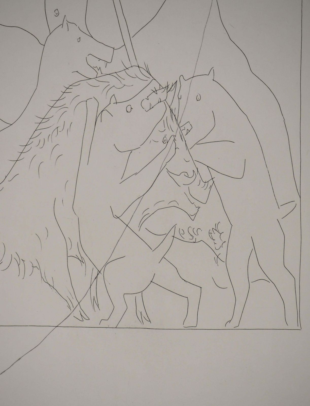 Pablo Picassométarmorphoses D'ovide, The Calydon Boar   Original Etching (Baer #158)1936 photo 628.0