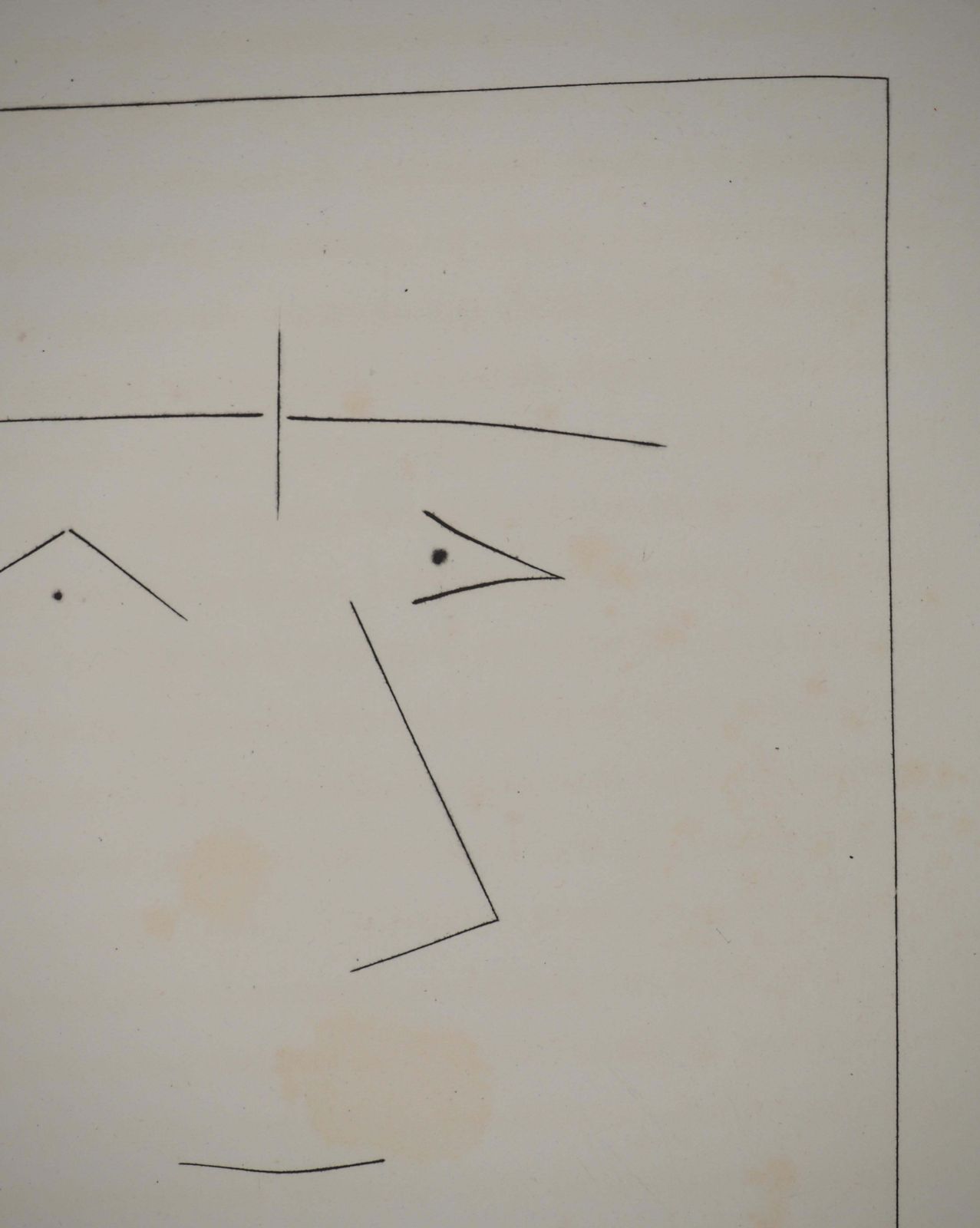 Pablo Picassocarmen, The Man In The Square   Original Etching (Cramer #52)1949 photo vinterior