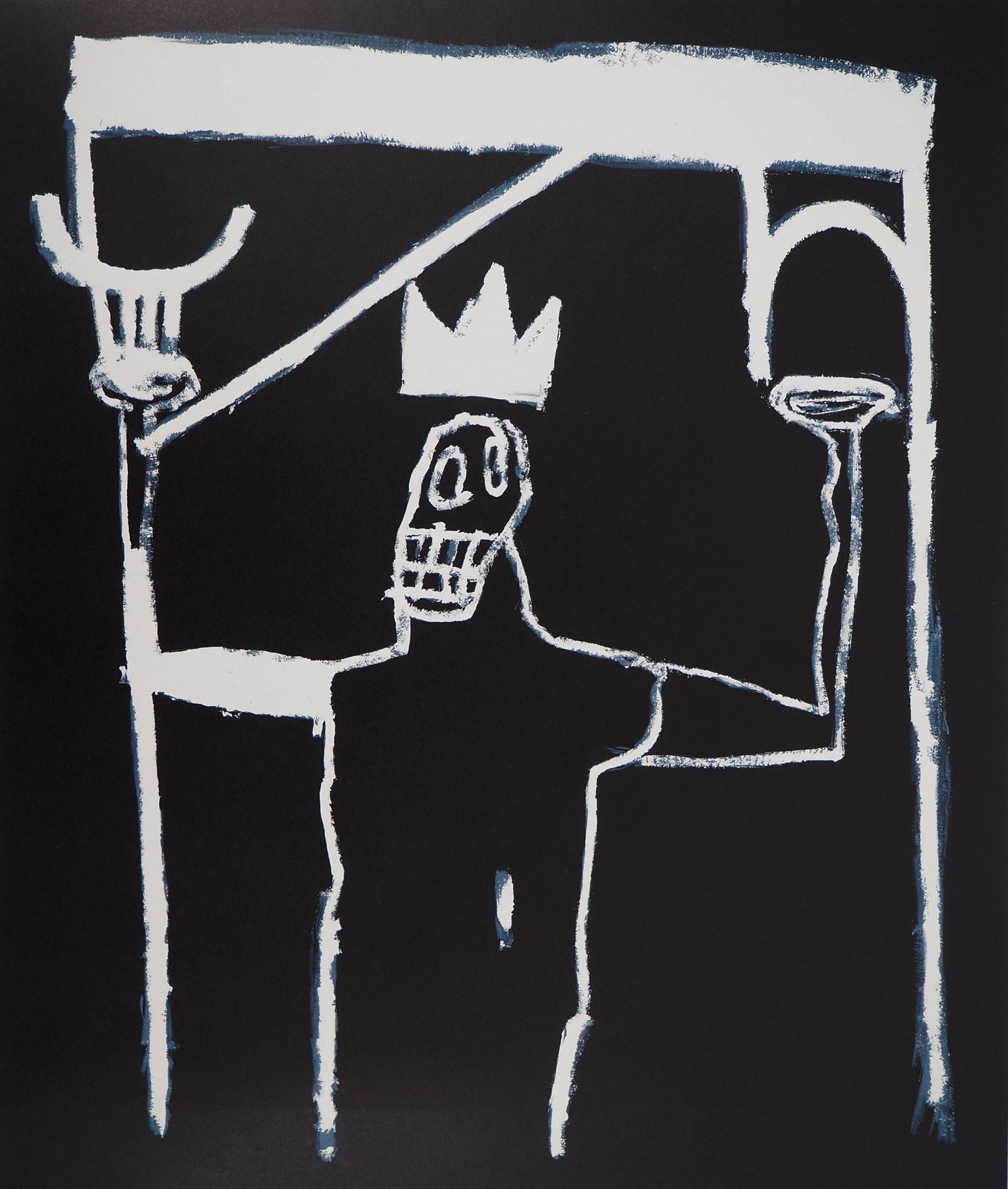 Jean Michel Basquiatthe King   Lithograph, 19971997 photo for sale