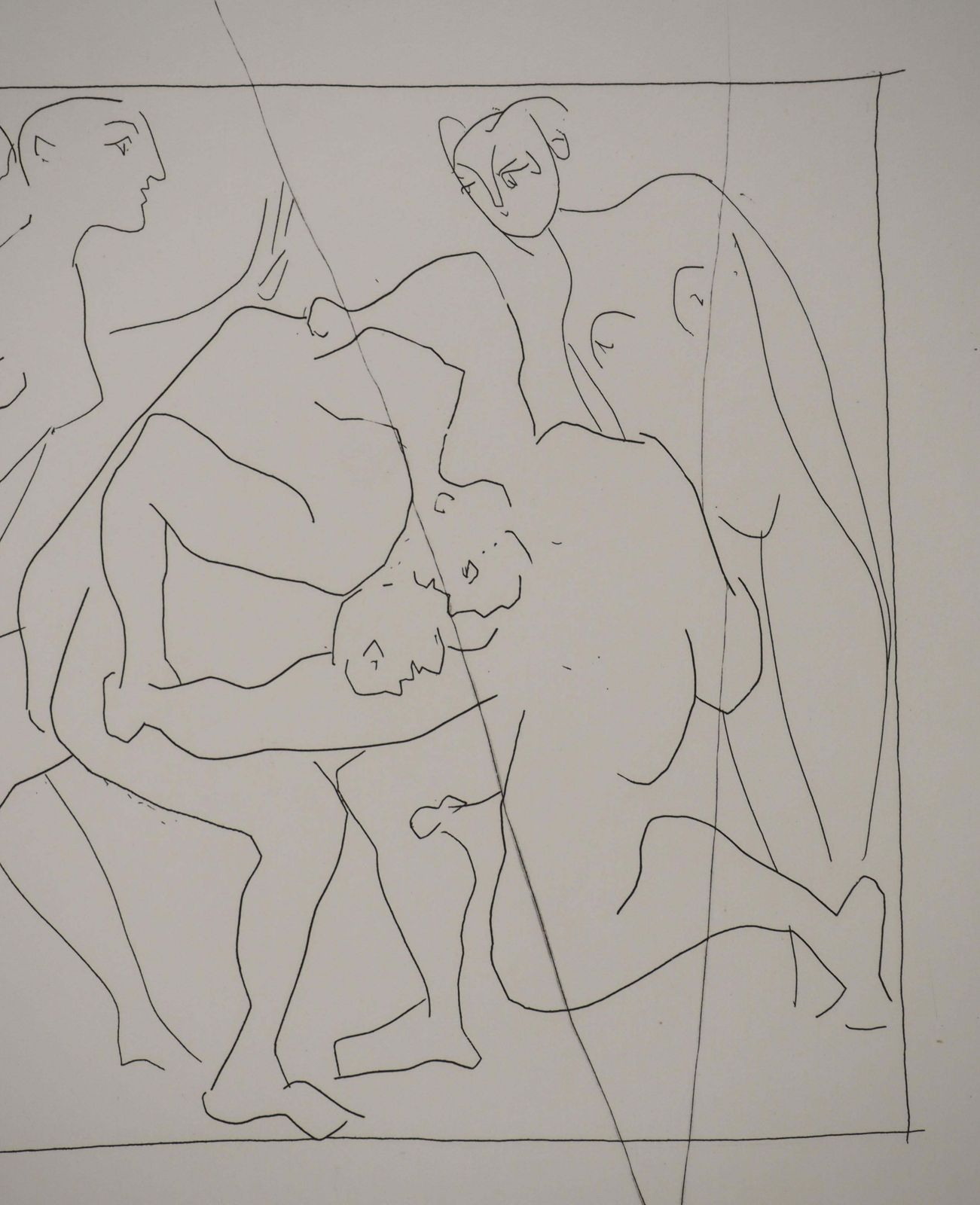 Pablo Picassométarmorphoses D'ovide, Two Fighters   Original Etching (Baer #165)1936 photo buy
