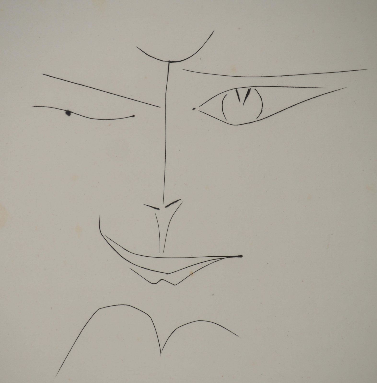 Pablo Picassocarmen, The Expression   Original Etching (Cramer #52)1949 photo vintage