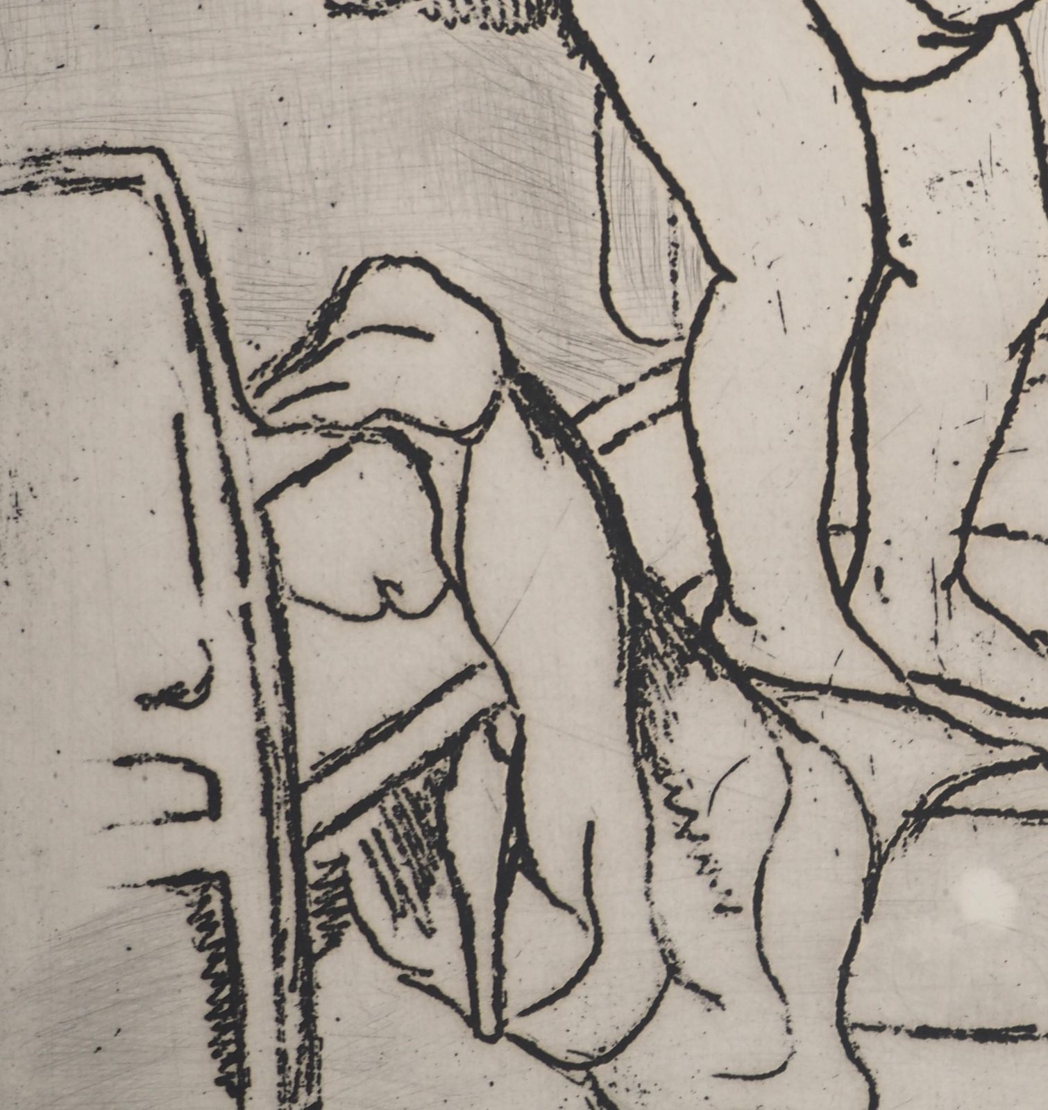 Suzanne Valadonyoung Woman Sponging Herself   Original Etching Signed (Petrides #E12)1932 photo 1560.0