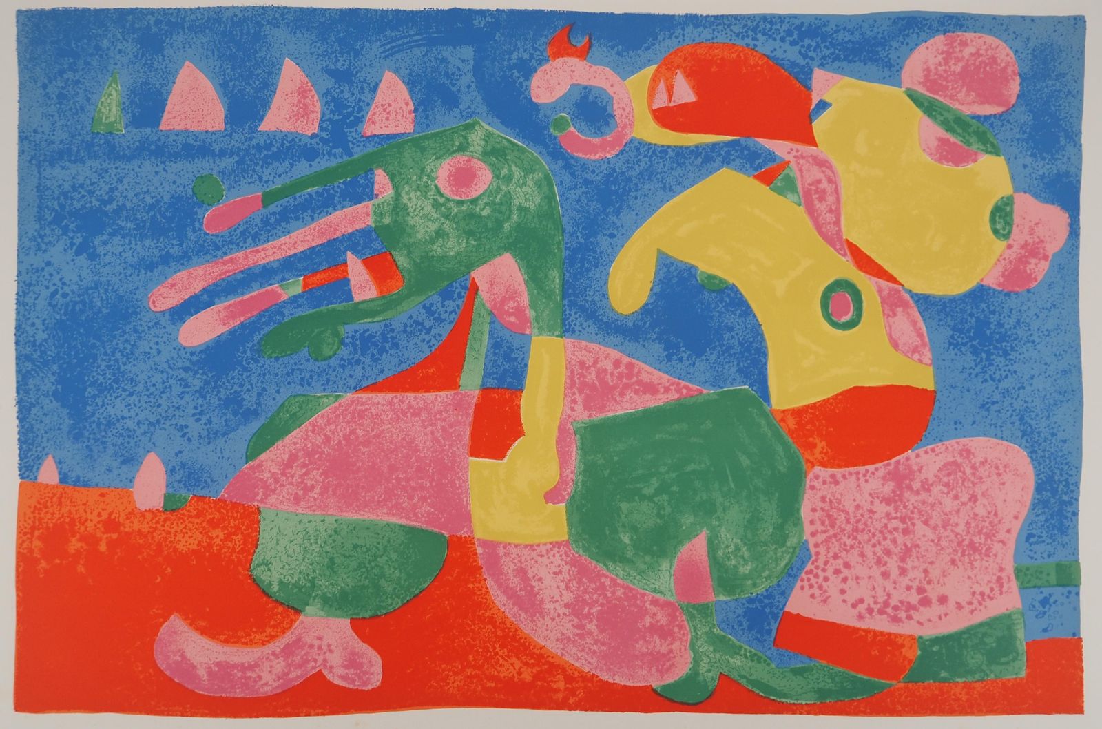 Joan Miróthe Surrealist Animal, King Ubu   Original Lithograph (Maeght #414)1966