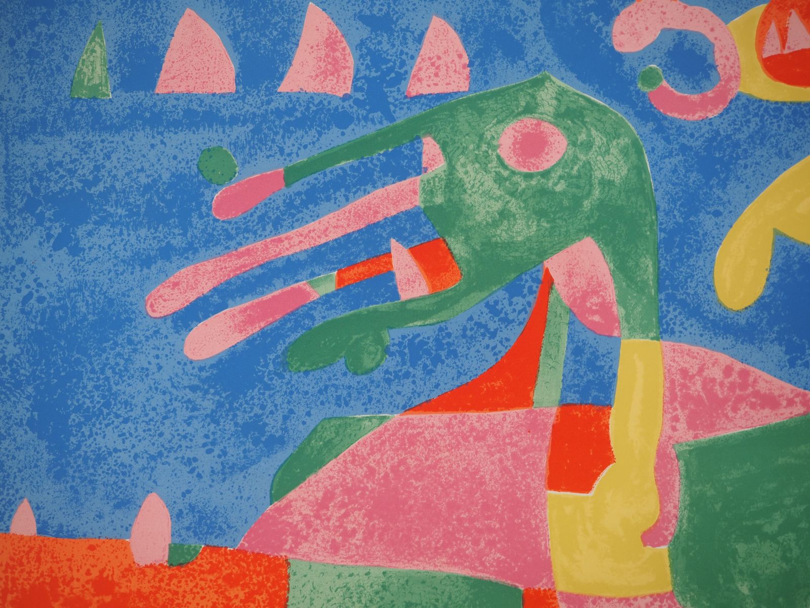 Joan Miróthe Surrealist Animal, King Ubu   Original Lithograph (Maeght #414)1966 photo Art