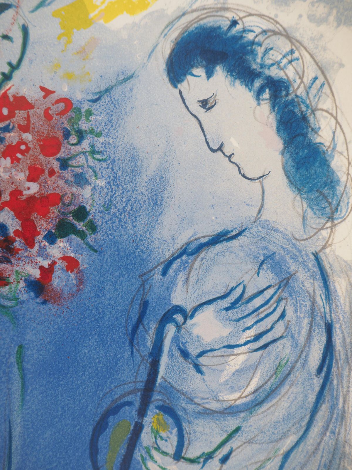 Marc Chagallmusic Angel   Stone Lithograph   Catalog Raisonne : Mourlot #Cs251967 photo 1733.0