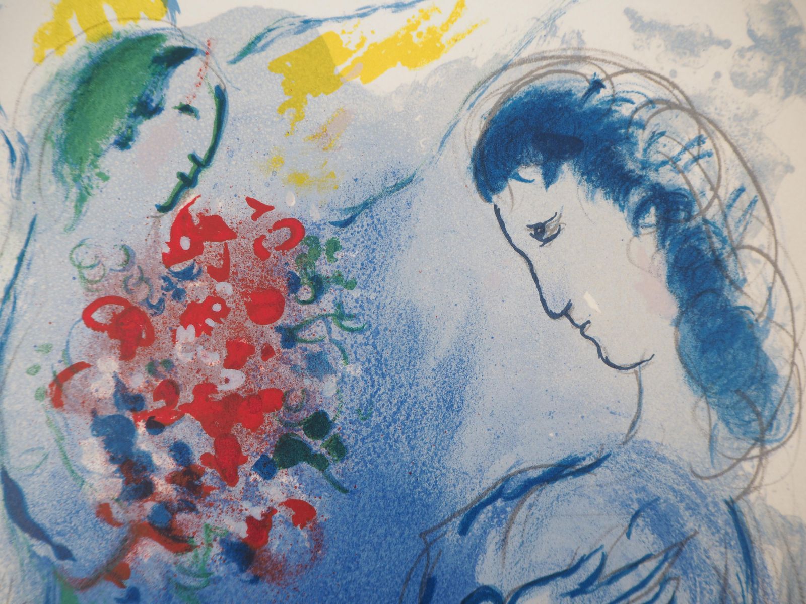 Marc Chagallmusic Angel   Stone Lithograph   Catalog Raisonne : Mourlot #Cs251967 photo buy
