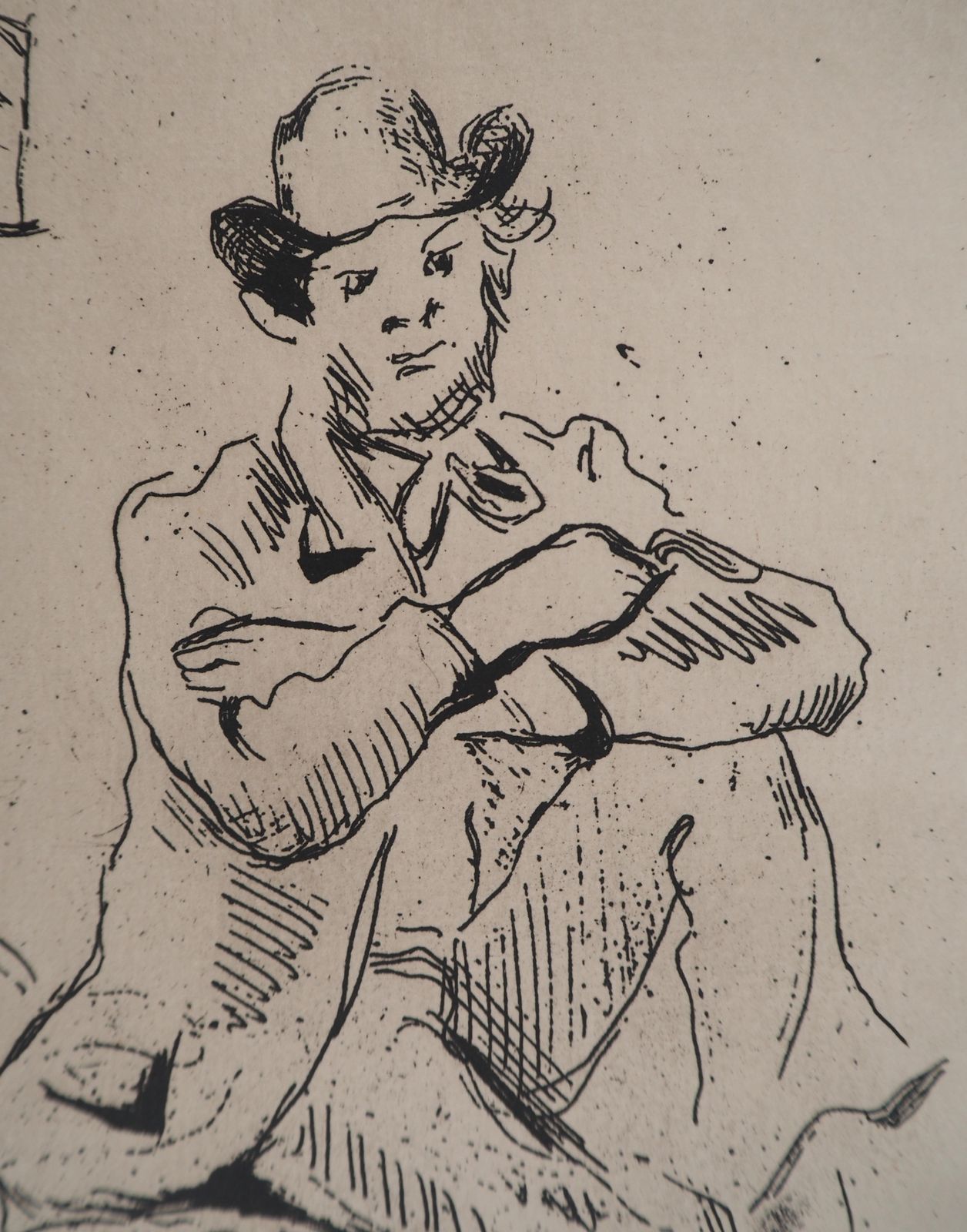 Paul Cézannearmand Guillaumin Au Pendu   Original Etching (Venturi #1159)1923 photo Art