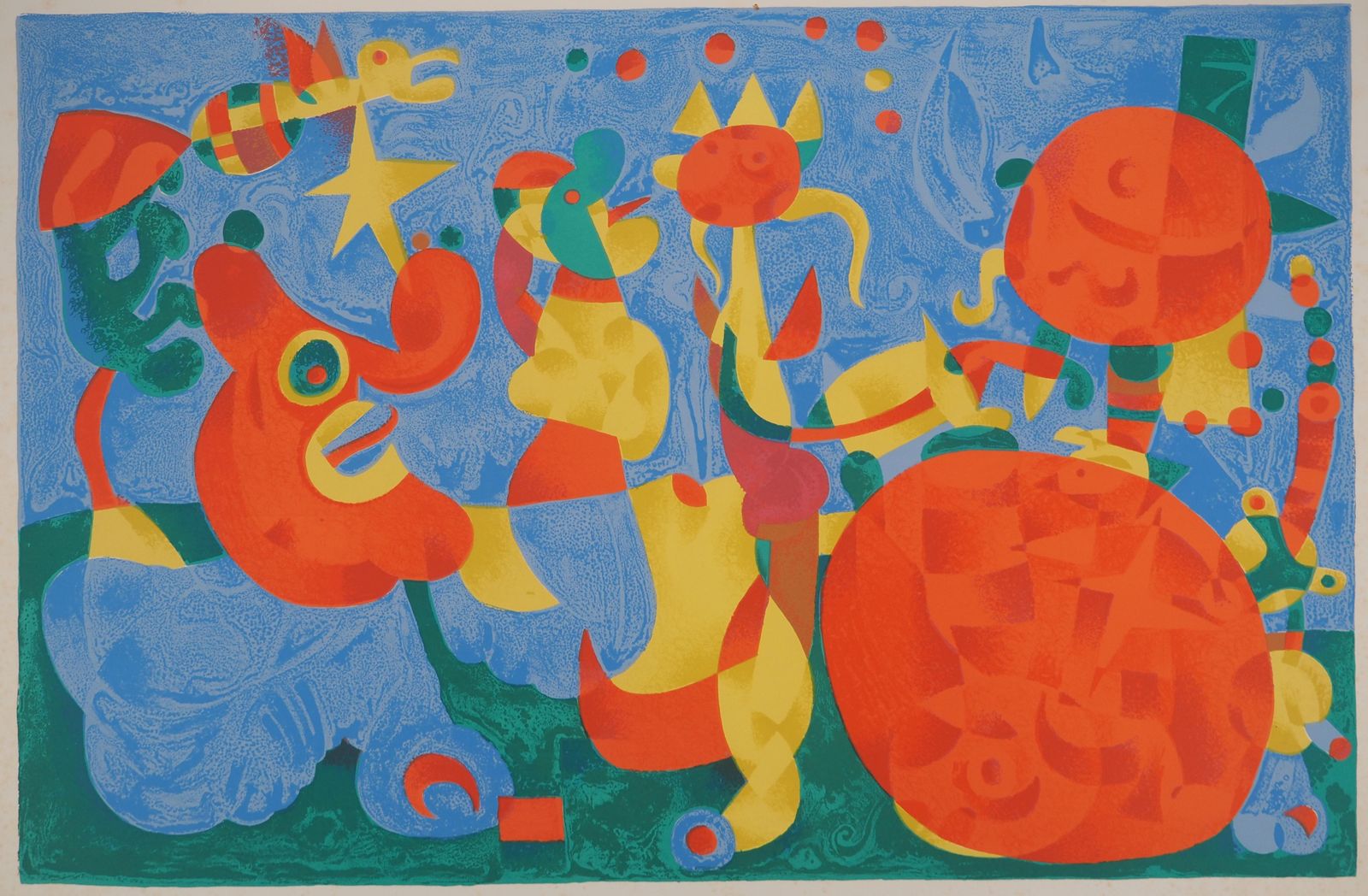 Joan Miróthe King's Feast, King Ubu   Original Lithograph (Maeght #399)1966