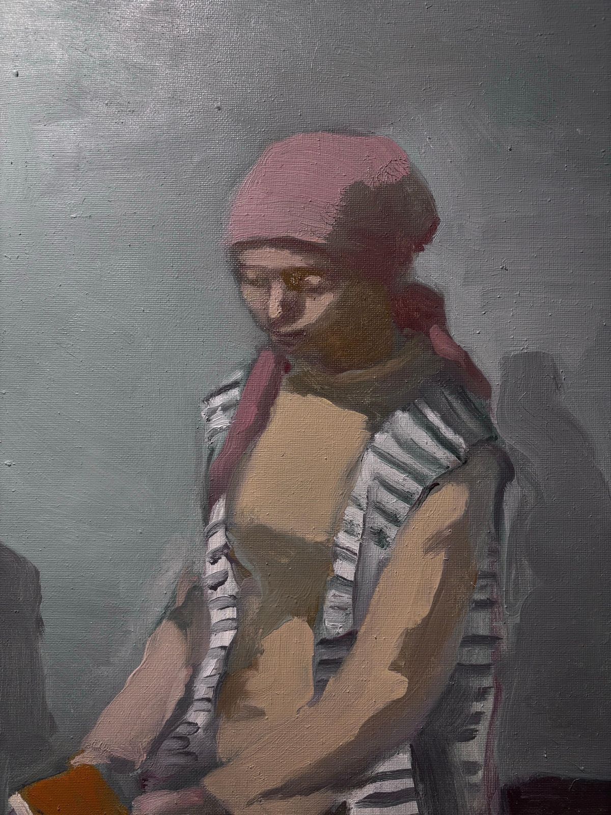 Igor Smekalov" Itratto Di Donna E Bambina" Olio Su Tela Cm. 92 X 100     20092009 photo vinterior