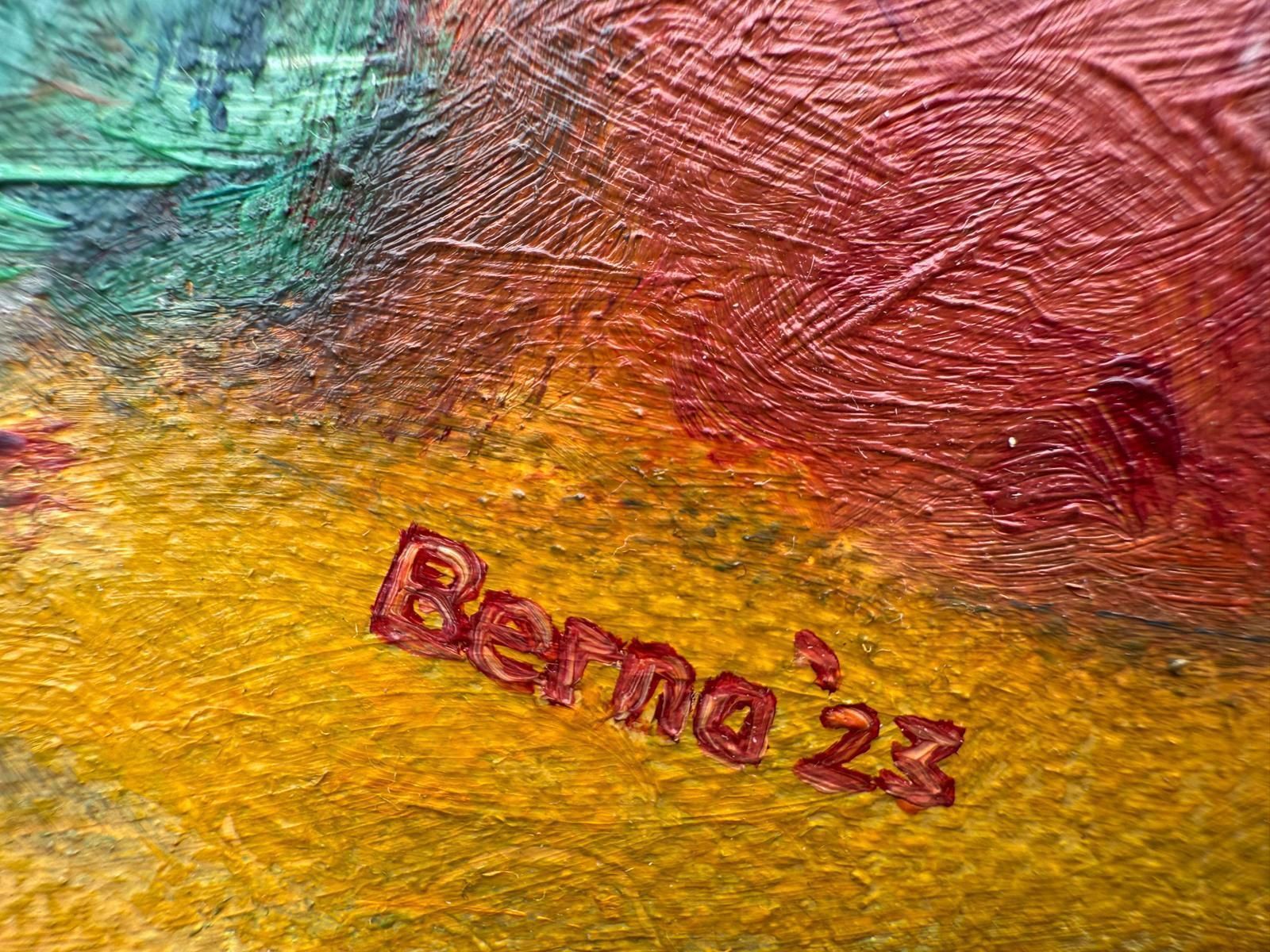 Bernadette Van Baarsen Contemporary Provençal Landscape. 'Randonneur'.2023 photo 1274.0