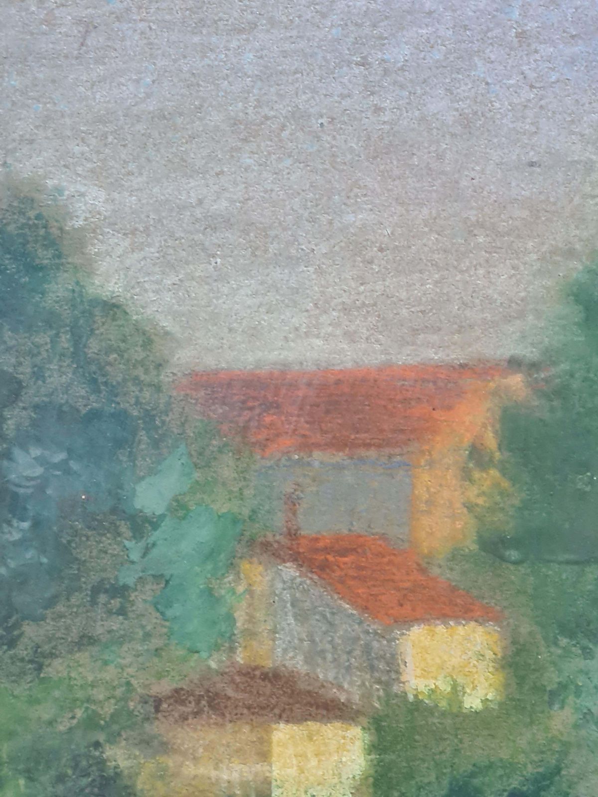 Post Impressionist Garden View, Lady Picking Flowers, Circle Of Edouard Vuillard1920s photo vinterior