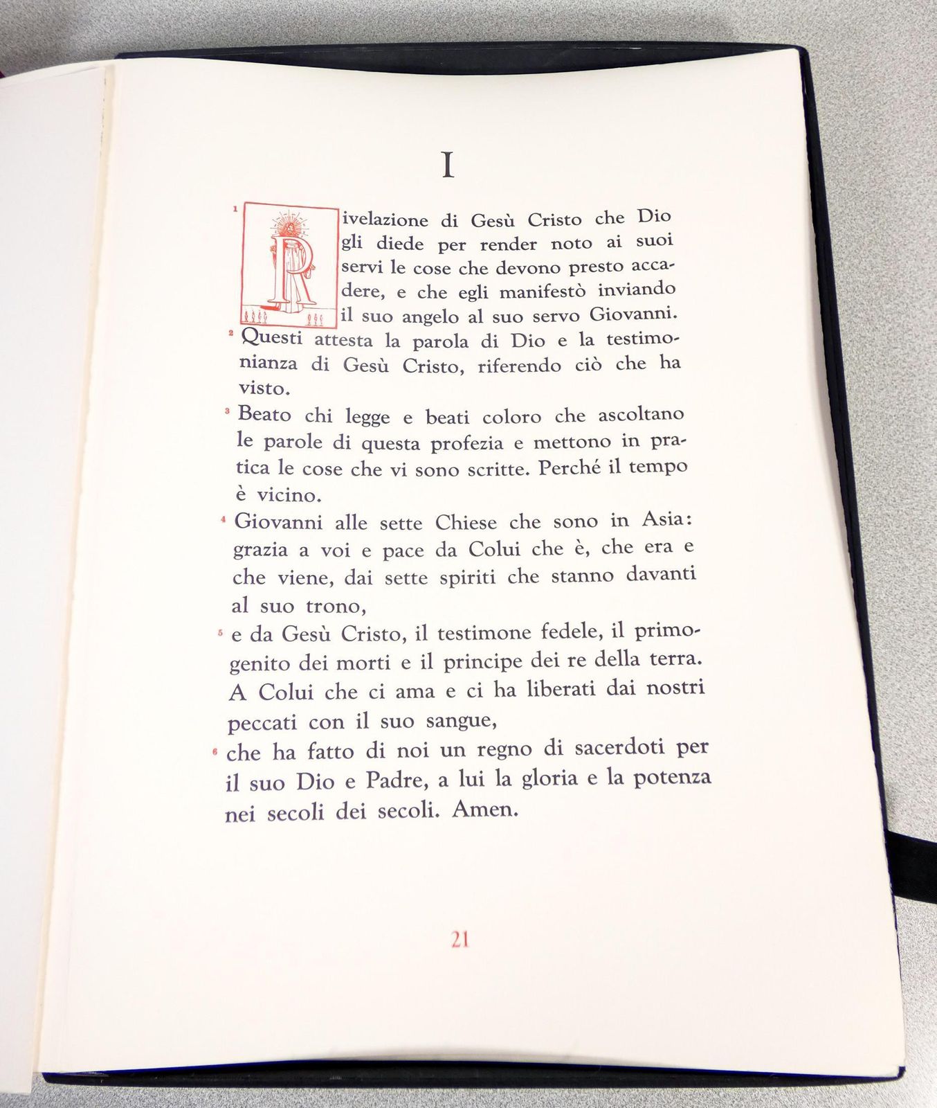 Apocalypse Of S. John With 22 Drawings By Giorgio De Chirico, Autographed photo vintage