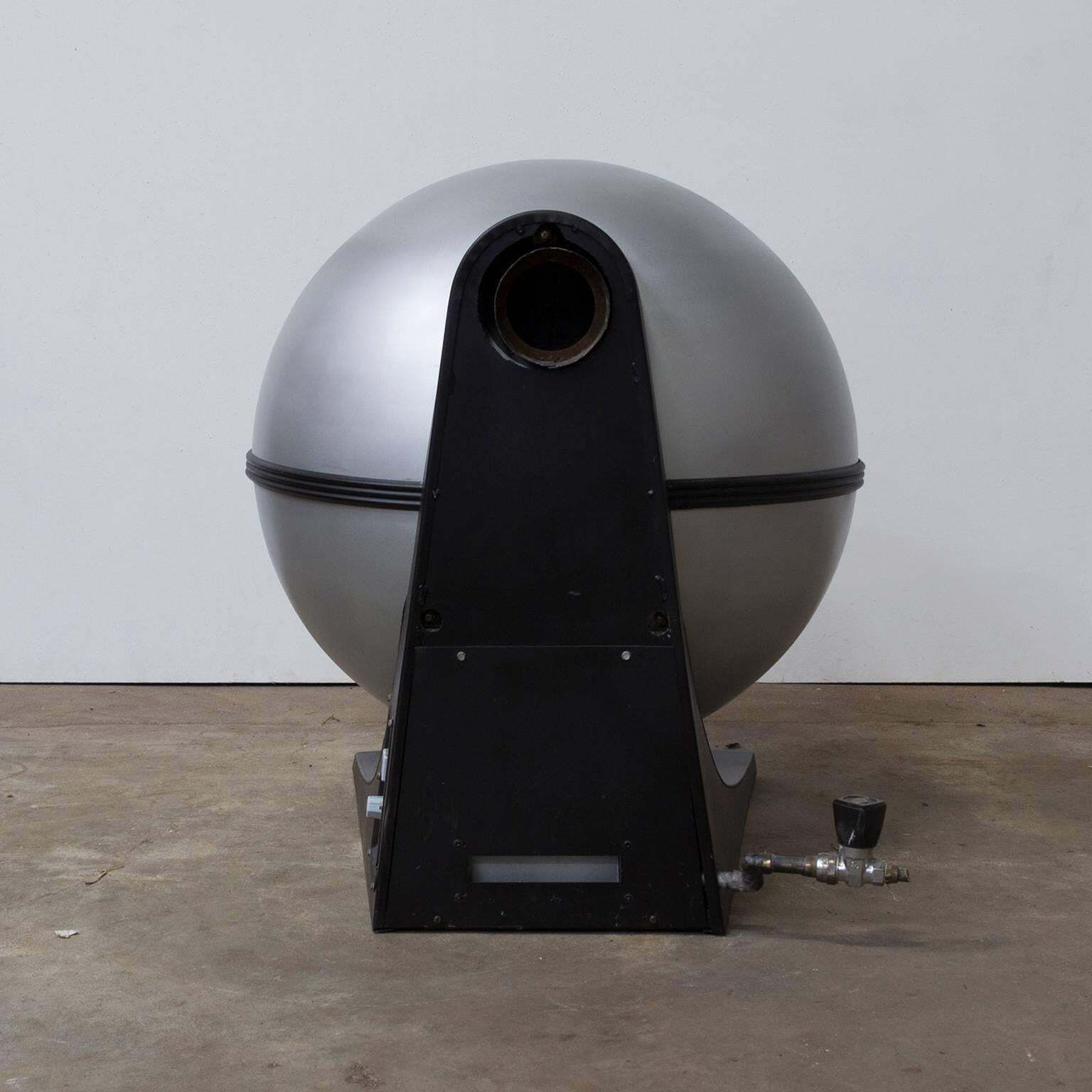 1965, Richard Wolthekker For Faber, Model Faber 2000, Stove In Mat Chrome Black photo Bouwonderdelen