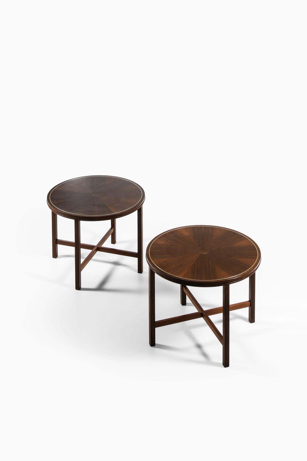 Console Tables In Wengé And Aluminium By Torsten Thorup & Claus Bonderup, 1950's photo furniture
