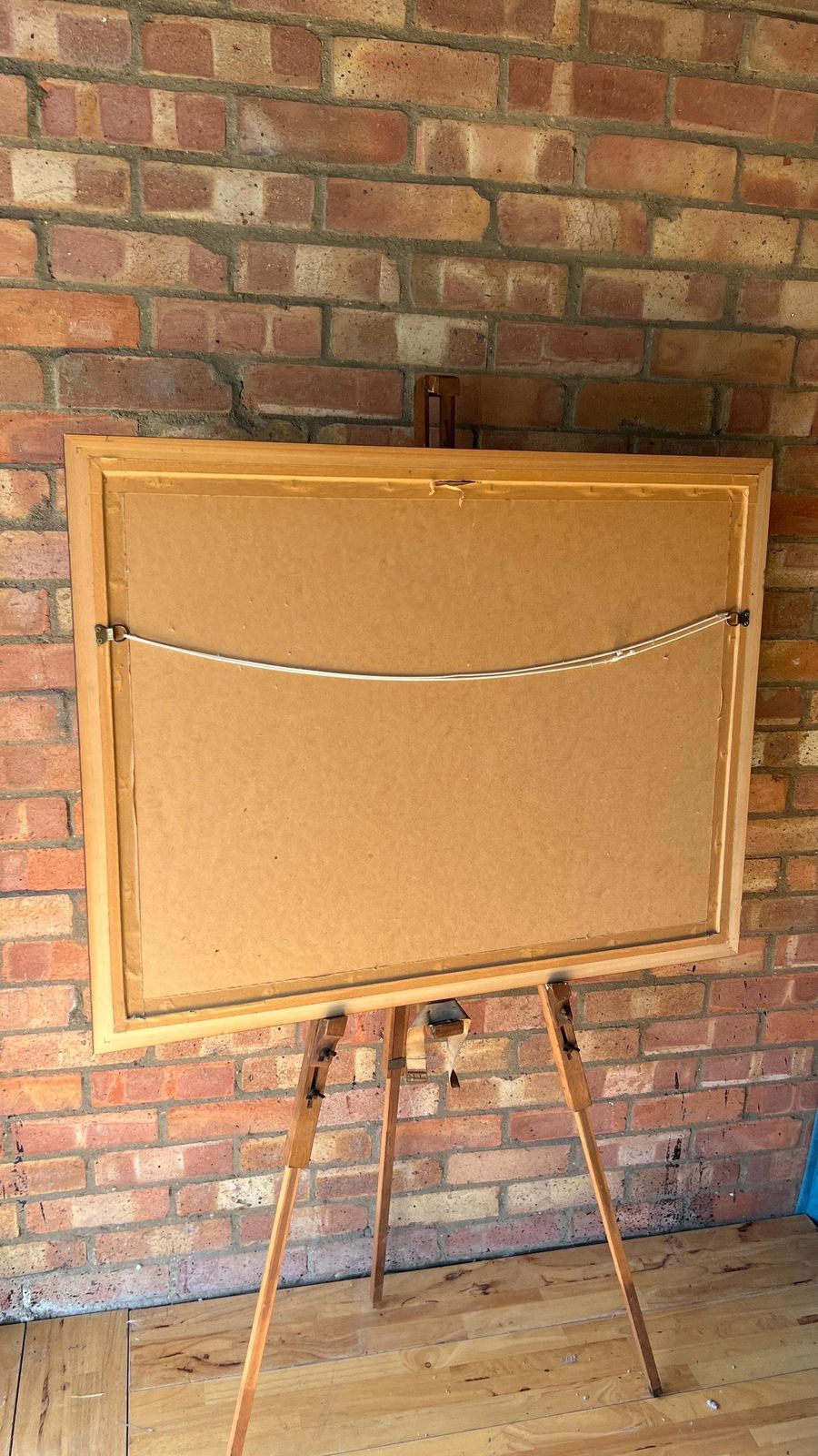 photo furniture Large Solid Black Glazed Wooden Frame With Mounted “The Goldfish” Fish Print By Paul Klee