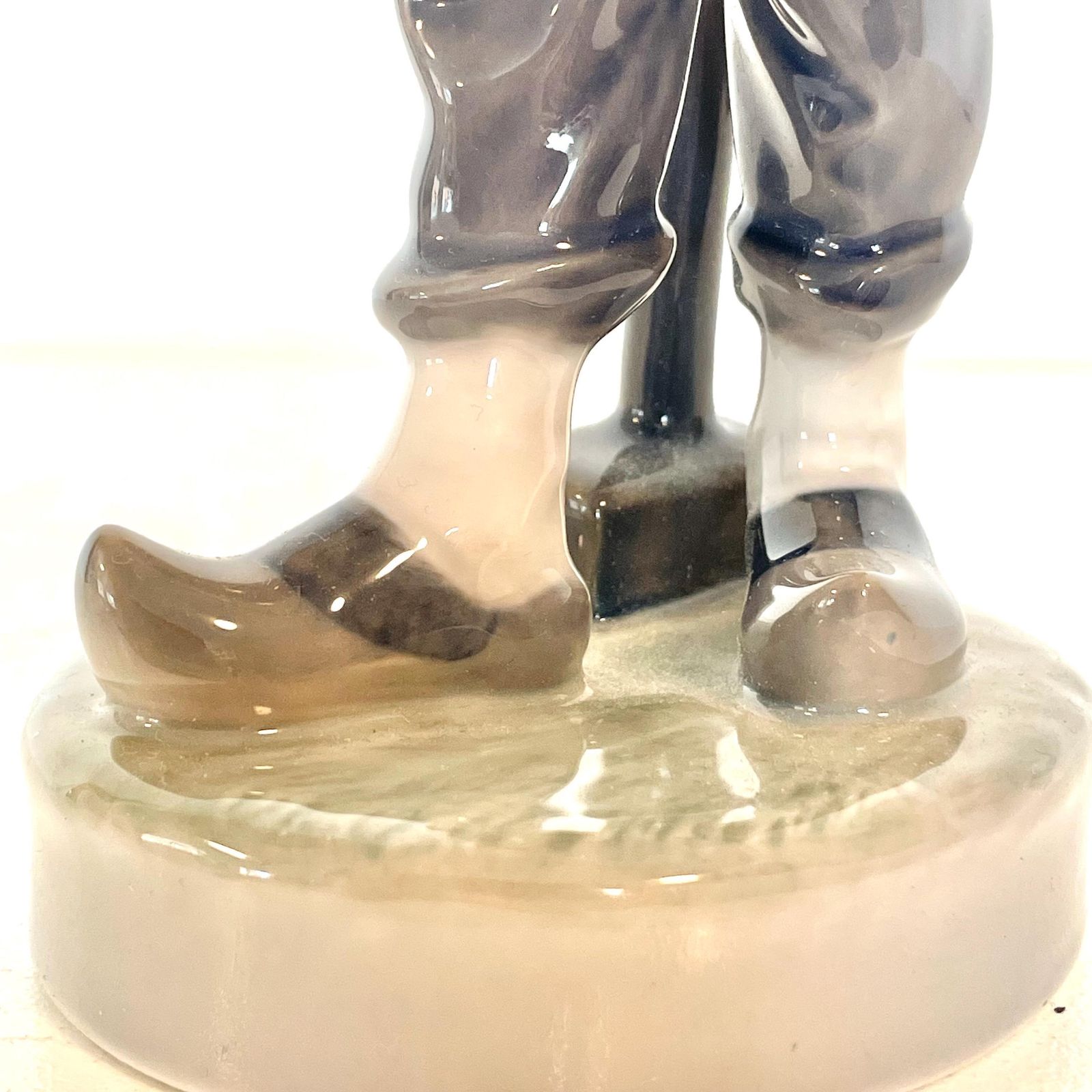 Royal Copenhagen Porcelain Figurine Of Boy Sentry With Hammet In Exquisite Glaze Designed By Christian Thomsen In 1904 photo 158.0