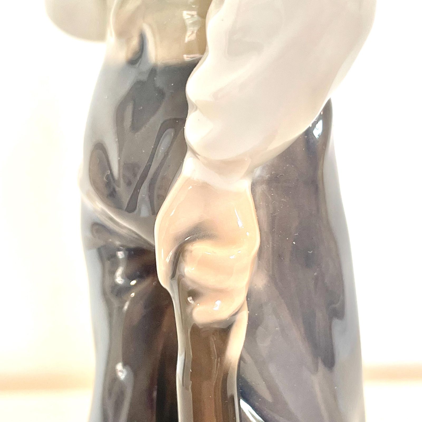 Royal Copenhagen Porcelain Figurine Of Boy Sentry With Hammet In Exquisite Glaze Designed By Christian Thomsen In 1904 photo buy