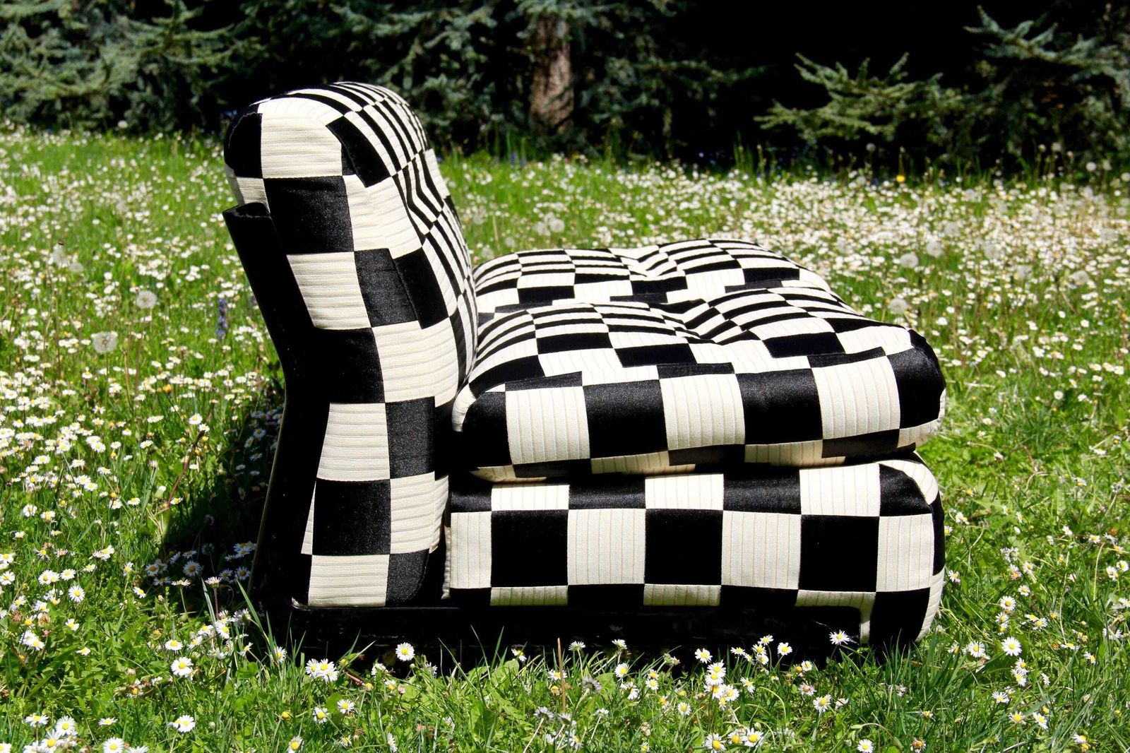 Scacco Matto, Vintage Modular Amanta Sofa Couch By M.Bellini For B&B, Italy, 1979 photo Furniture