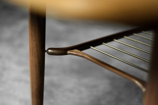 Low Mid Century Danish Modern Hyggebord 55 Coffee Table In Teak With Shelf From Gorm Møbler, 1956 photo furniture