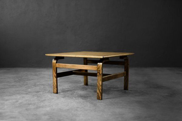 Mid Century Scandinavian Modern Salontafel In Eiken Van Karl Erik Ekselius Voor Joc Vetlanda, Ca. Jaren 1960 photo vinterior