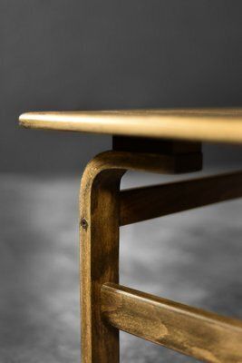 photo buy Mid Century Scandinavian Modern Oak Coffee Table By Karl Erik Ekselius For Joc Vetlanda, 1960s