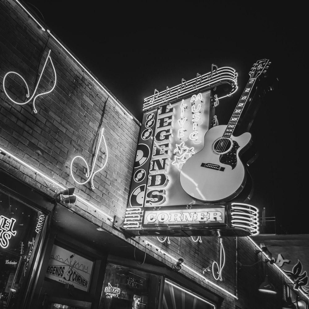 Morgan Silk Legends Corner, Nashville, Tennessee   United States American Culture Photograph