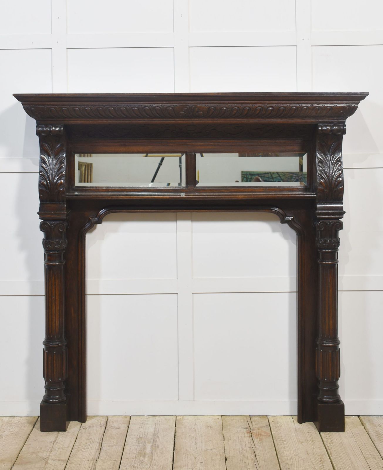 Carved Oak Fire Surround